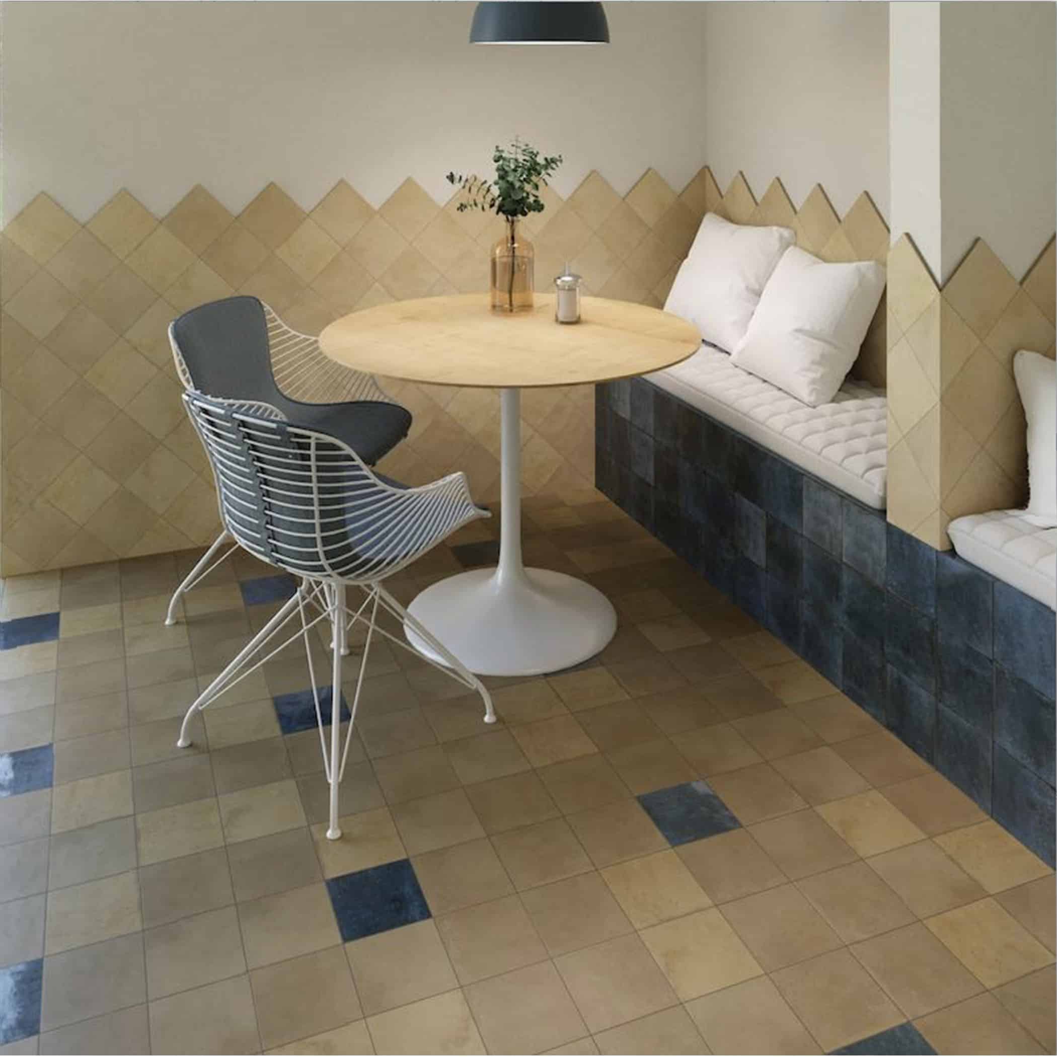 Agadir Cotto Oscuro Matt Square Tile - Gallery Image