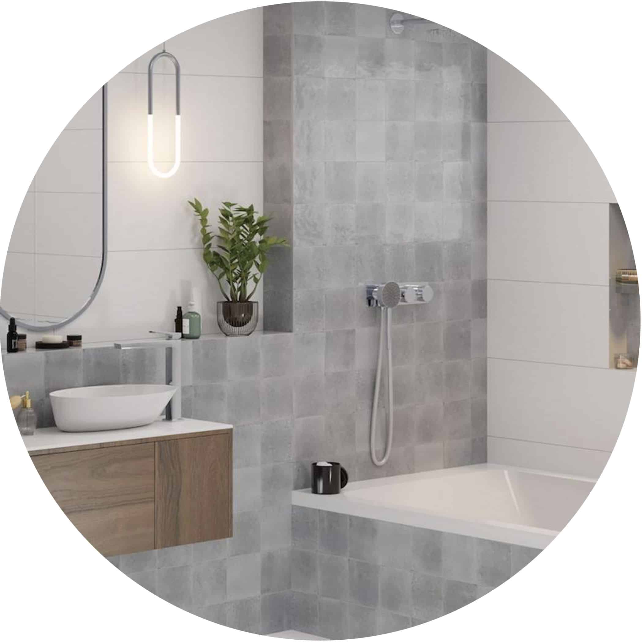 Agadir Piedra Gloss Square Tile - Product Image