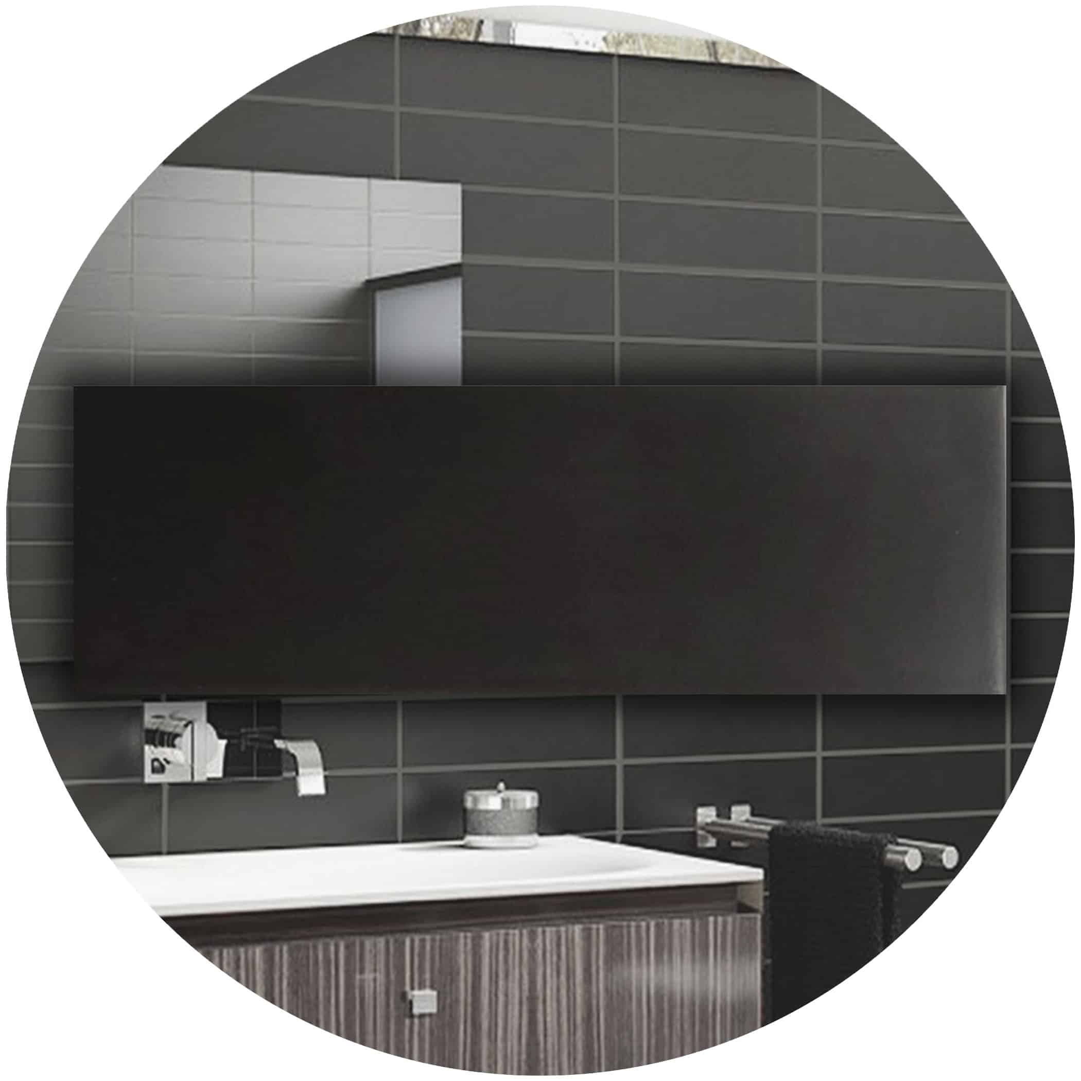 Charcoal Satin Subway Tile - Google Ads Image