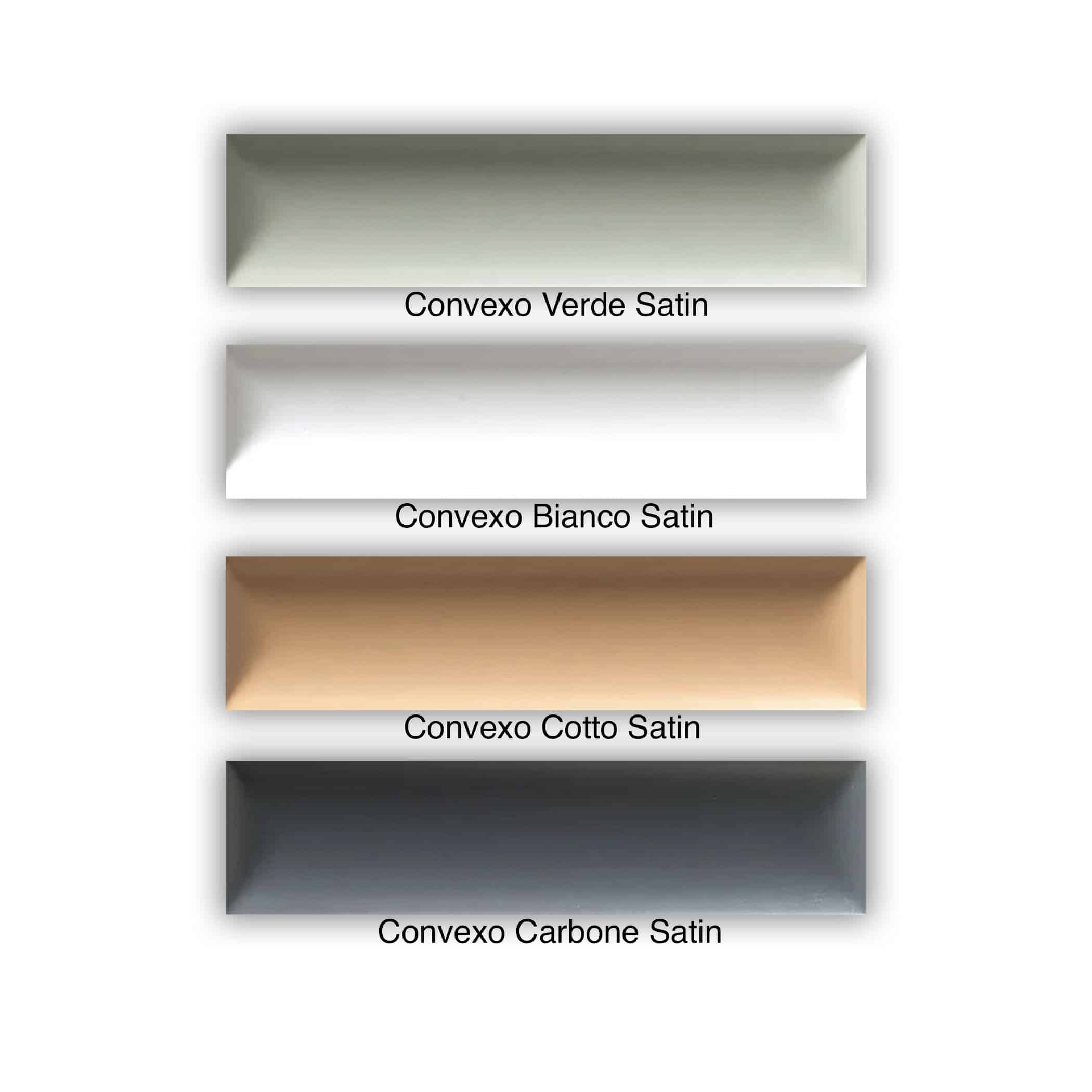 Convexo Satin Subway Tiles - Product Range Image