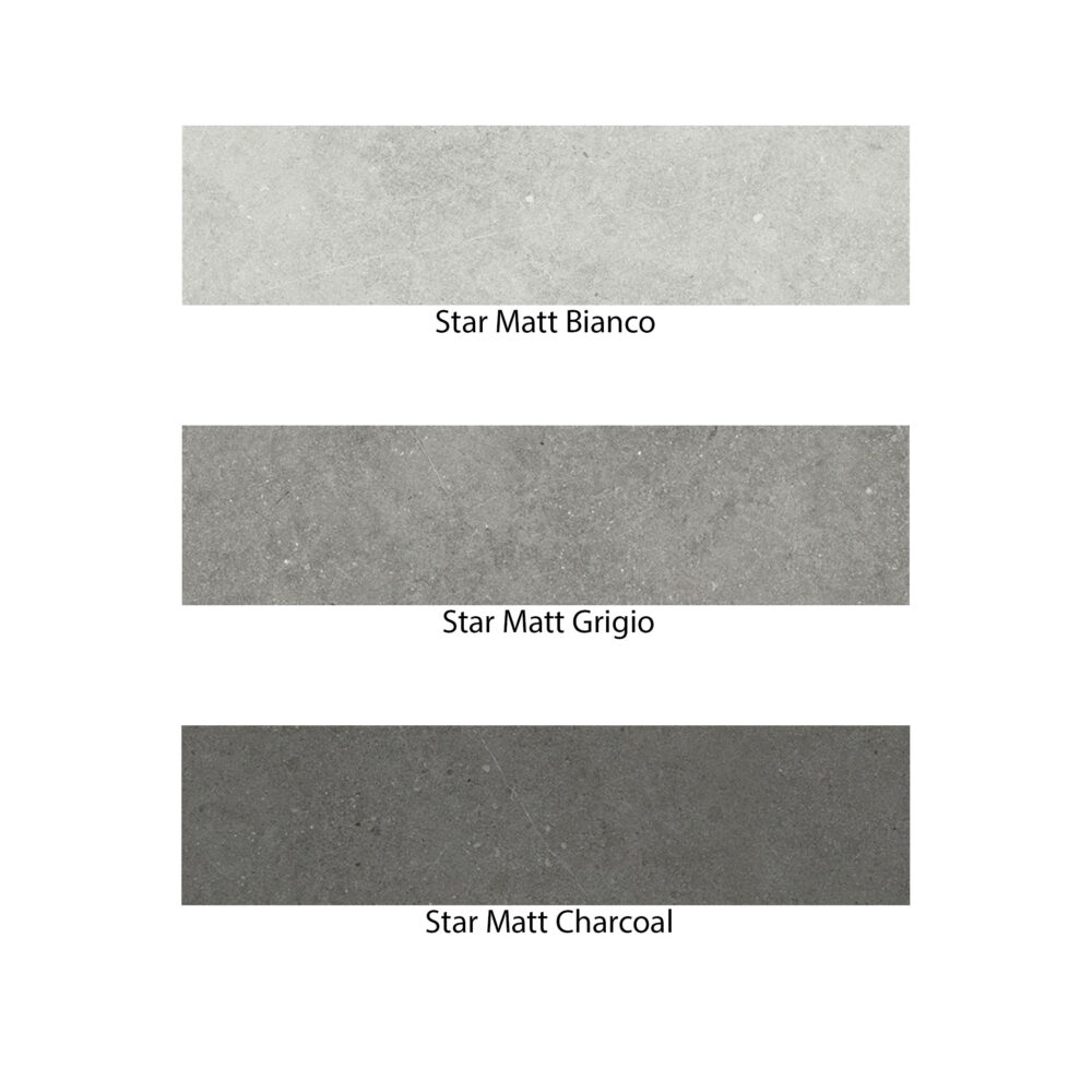 Star Matt Porcelain Tile Range - Gallery Image