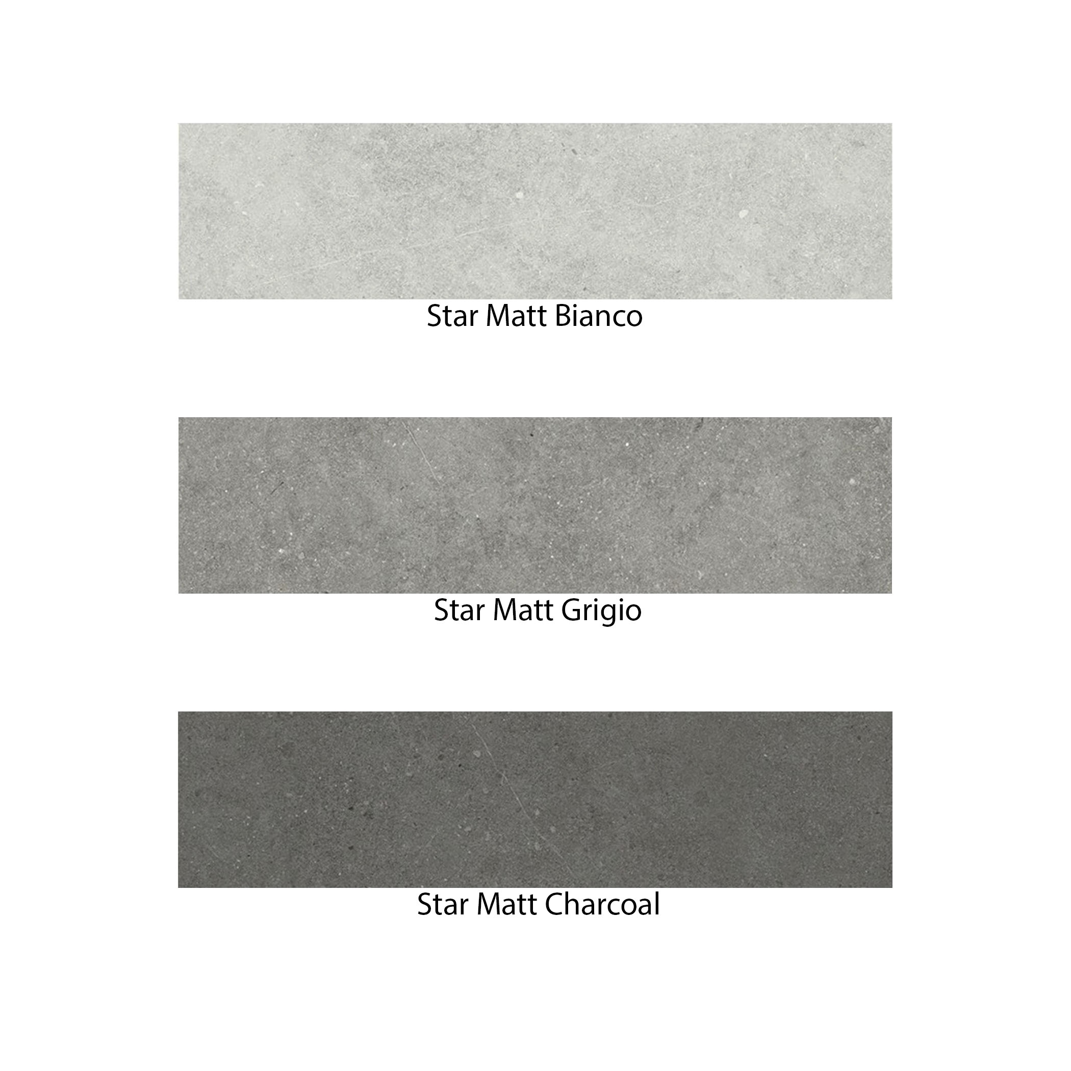 Star Matt Porcelain Tile Range - Gallery Image