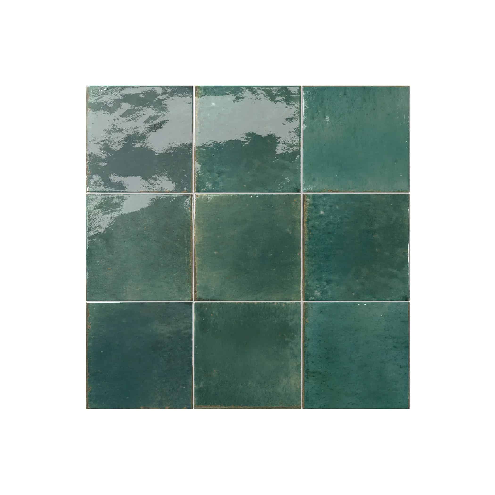 Agadir Selva Gloss Square Tile - Gallery Image