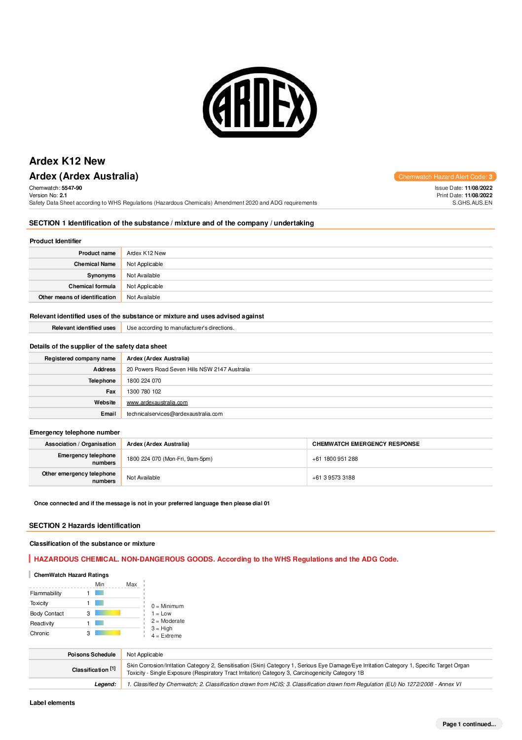 Technical Specifications