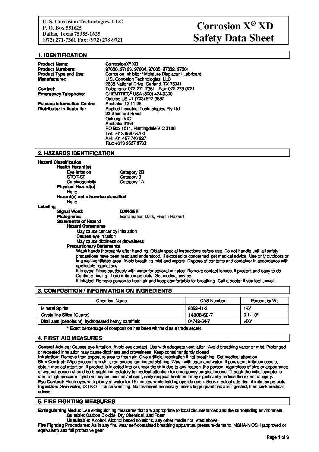 Technical Specifications