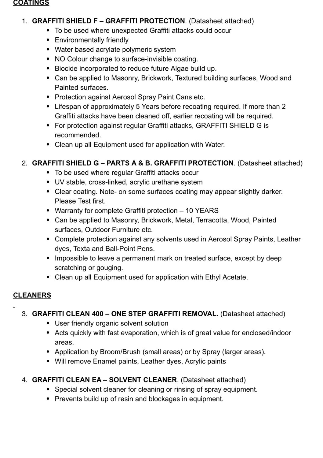 Technical Specifications