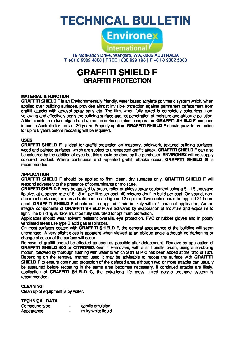Technical Specifications