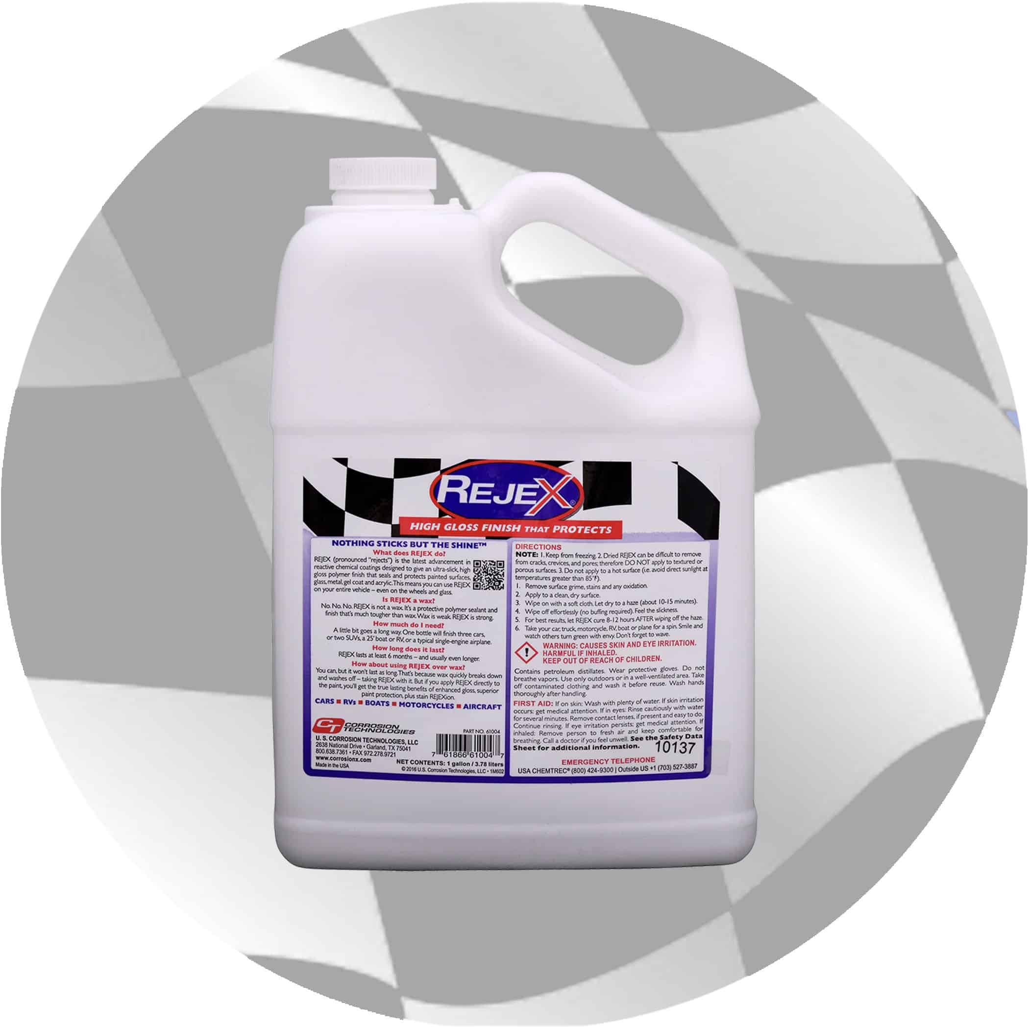 REJEX High Gloss Protectant Finish - 3.78 Litre Variation Image