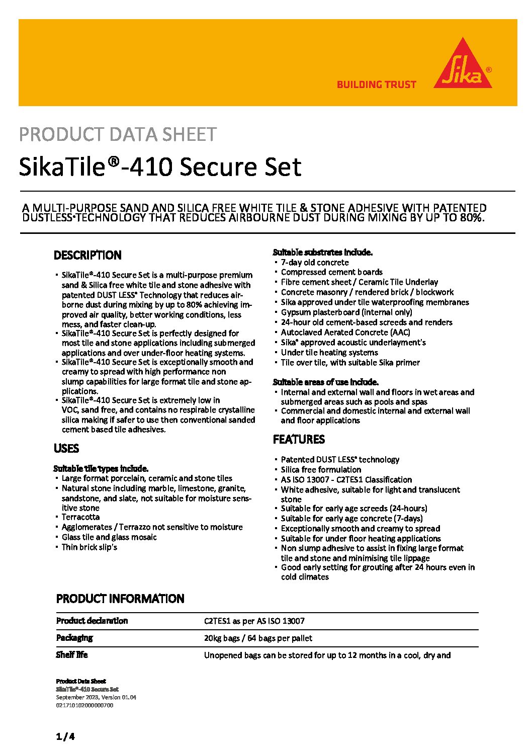 Technical Specifications