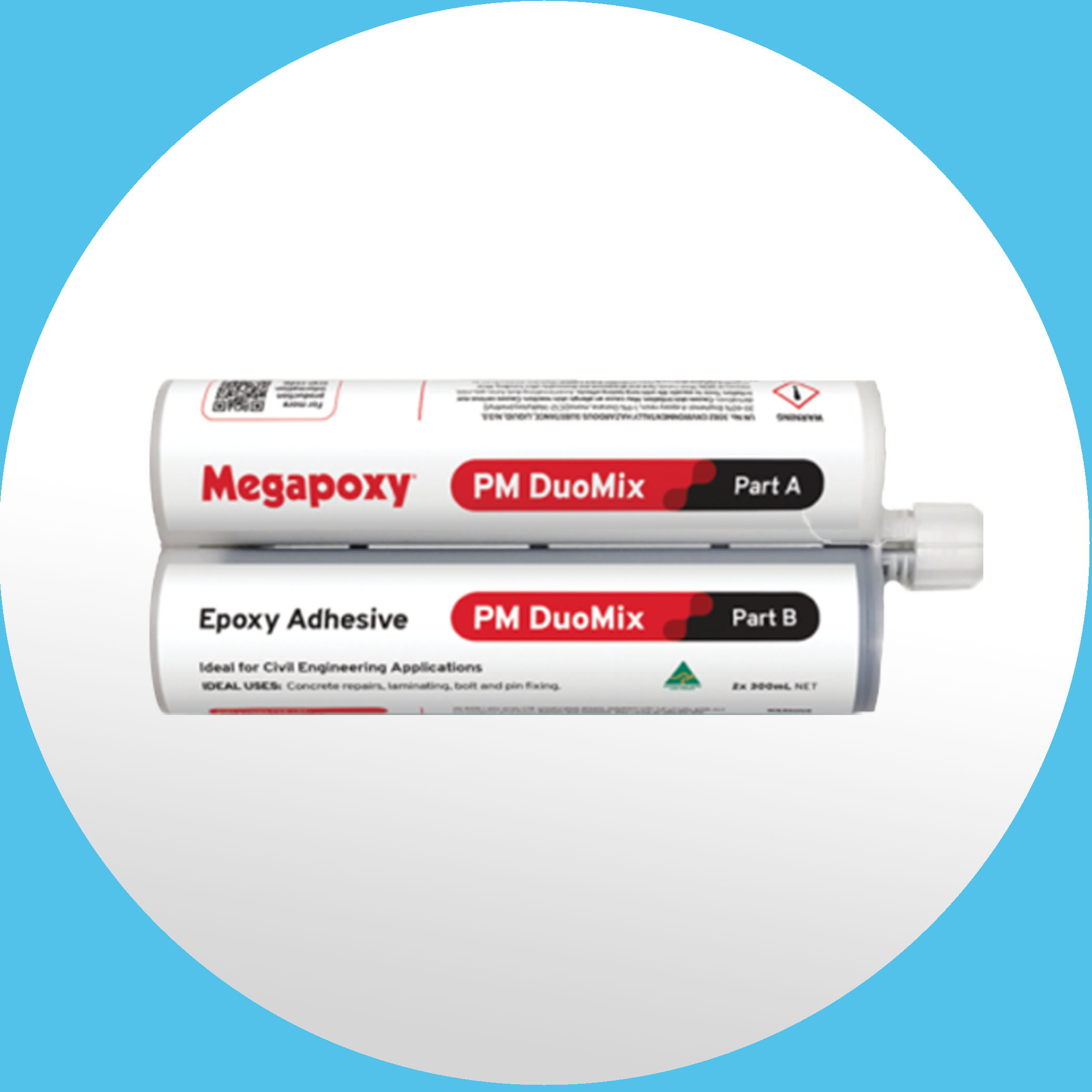 Megapoxy PM DuoMix Cartridge 600ml - DuoMix Cartridge Product Image