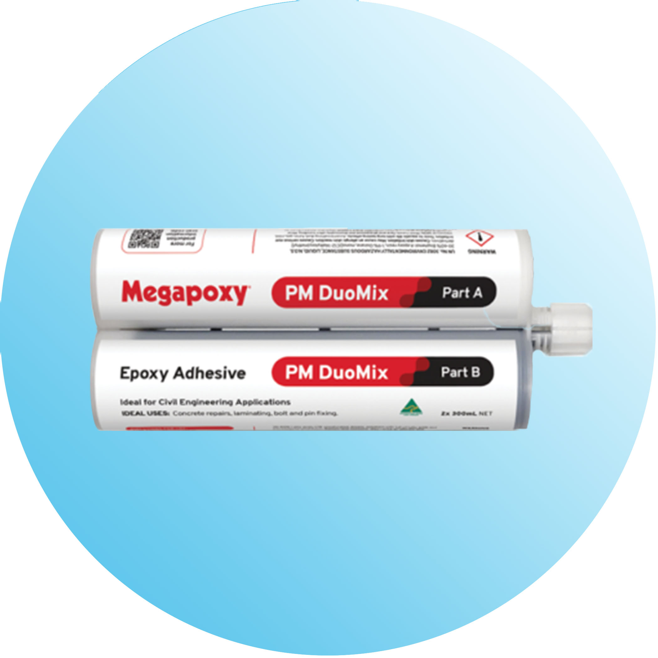 Megapoxy PM DuoMix Cartridge 600ml - DuoMix Cartridge Product Image