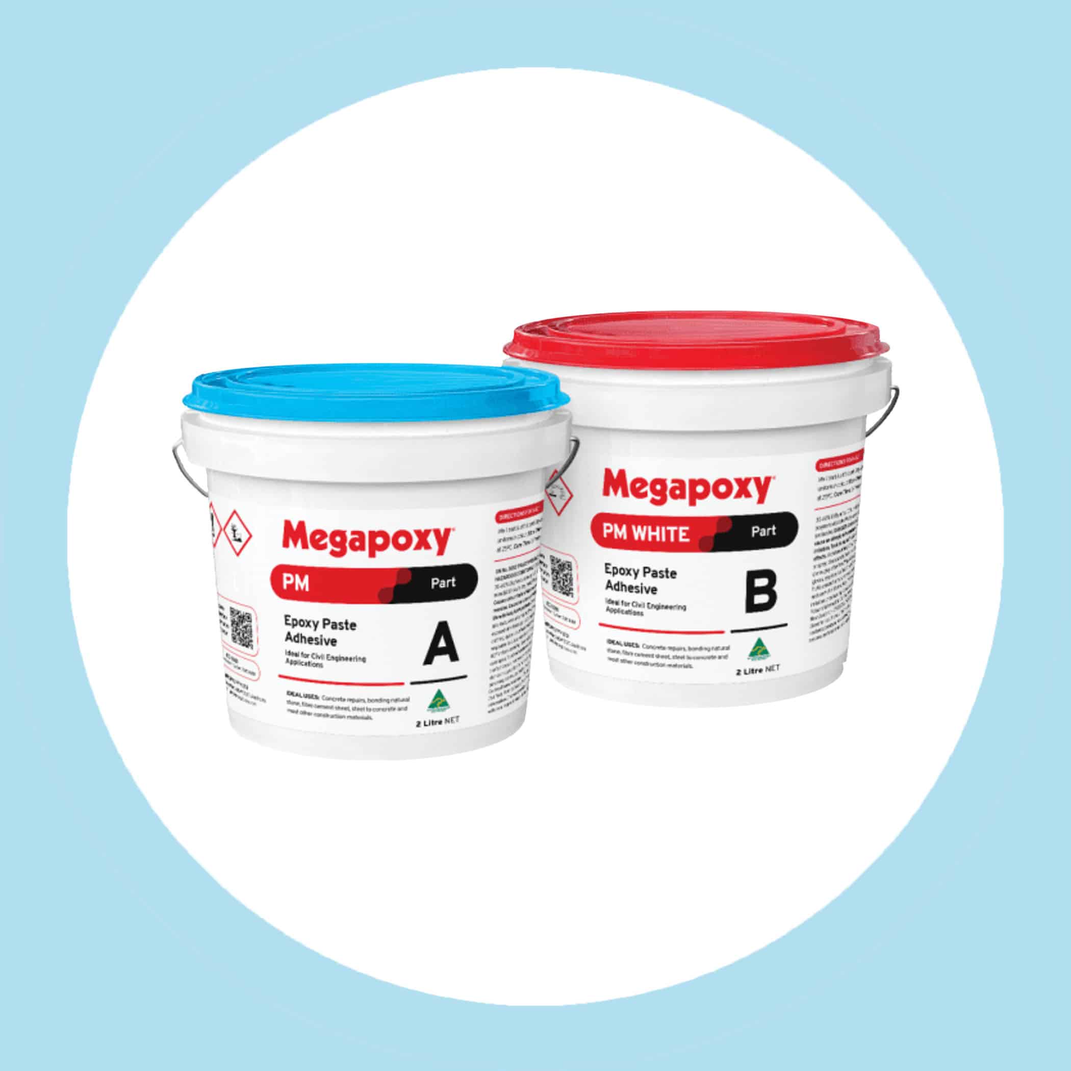 Megapoxy PM Epoxy Paste Adhesive - 4 Litre White Variation Image