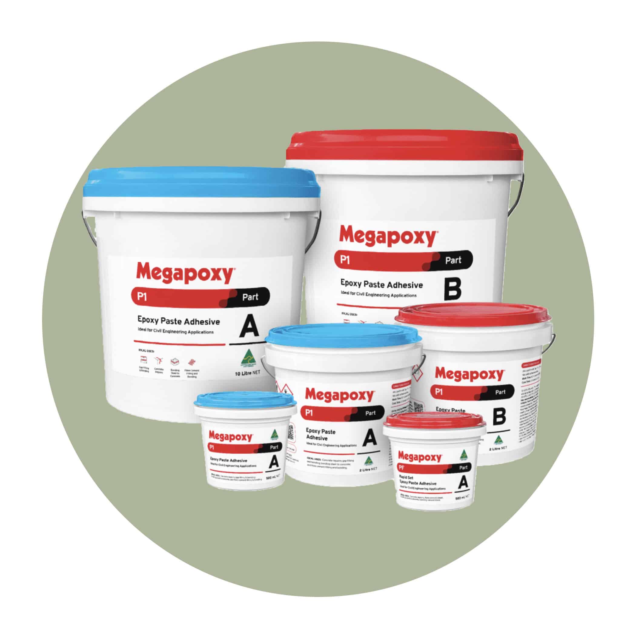 Megapoxy P1 Epoxy Paste Adhesive - Product Image