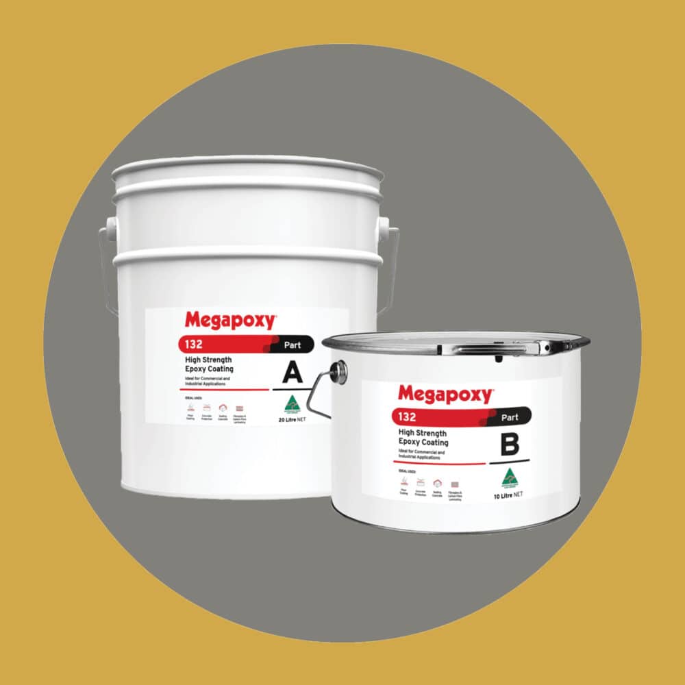Megapoxy 132 High Strength Epoxy Coating - Grey (N35) 30 Litre Kit Variation Image