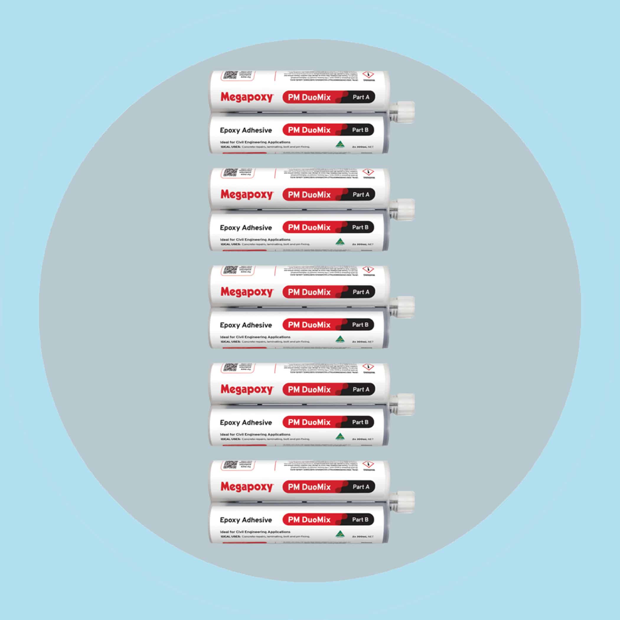 Megapoxy PM DuoMix Cartridge 600ml - 5 Pack Variation Image