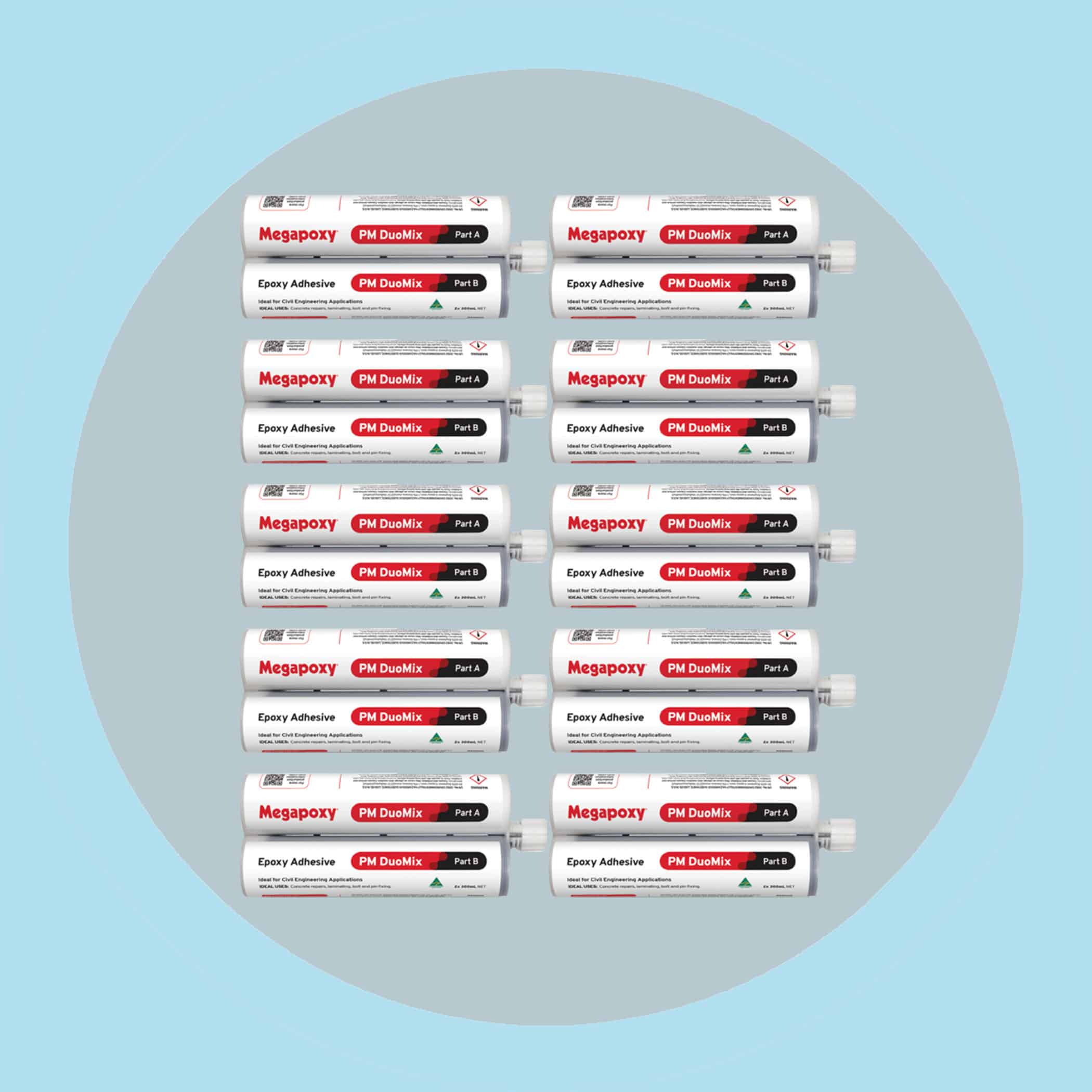 Megapoxy PM DuoMix Cartridge 600ml - 10 Pack Variation Image