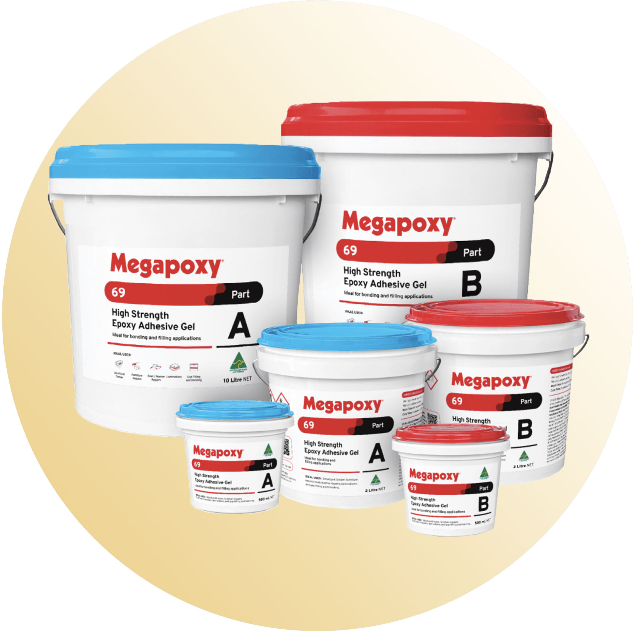 Megapoxy 69 High Strength Epoxy Adhesive Gel - Product Image