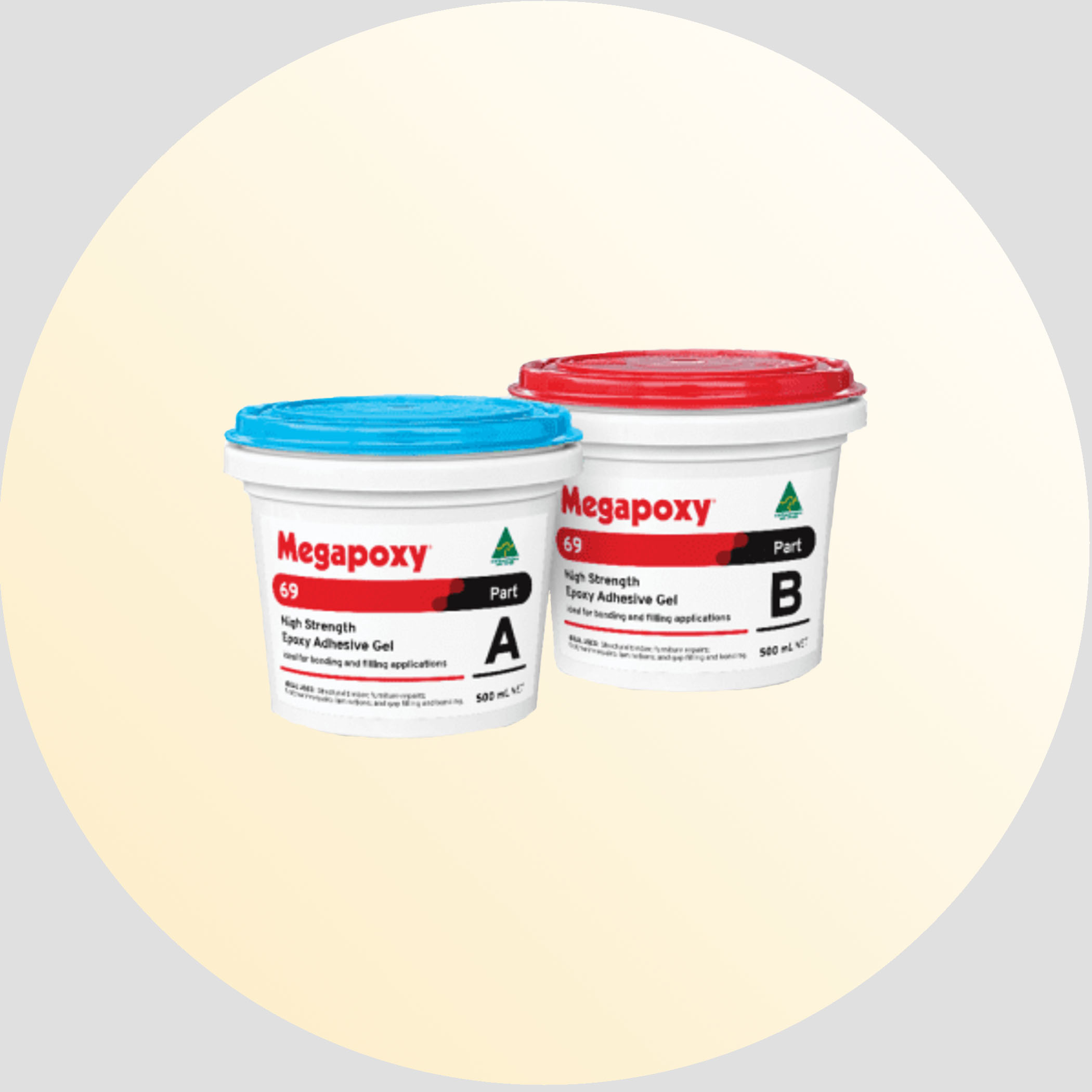 Megapoxy 69 High Strength Epoxy Adhesive Gel - 1 Litre Variation Image