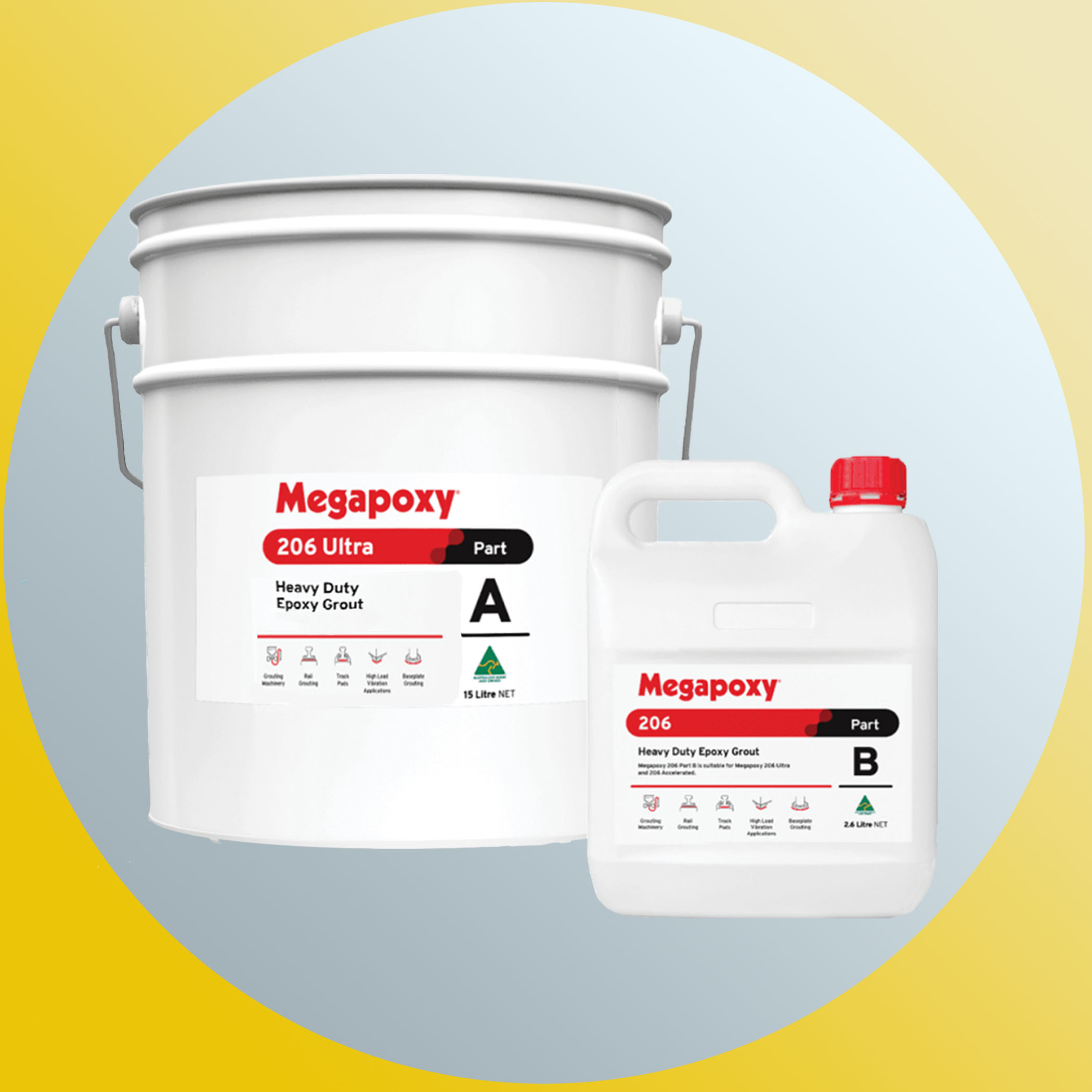 Megapoxy 206 ULTRA Epoxy Grout - 16kg Kit Variation Image