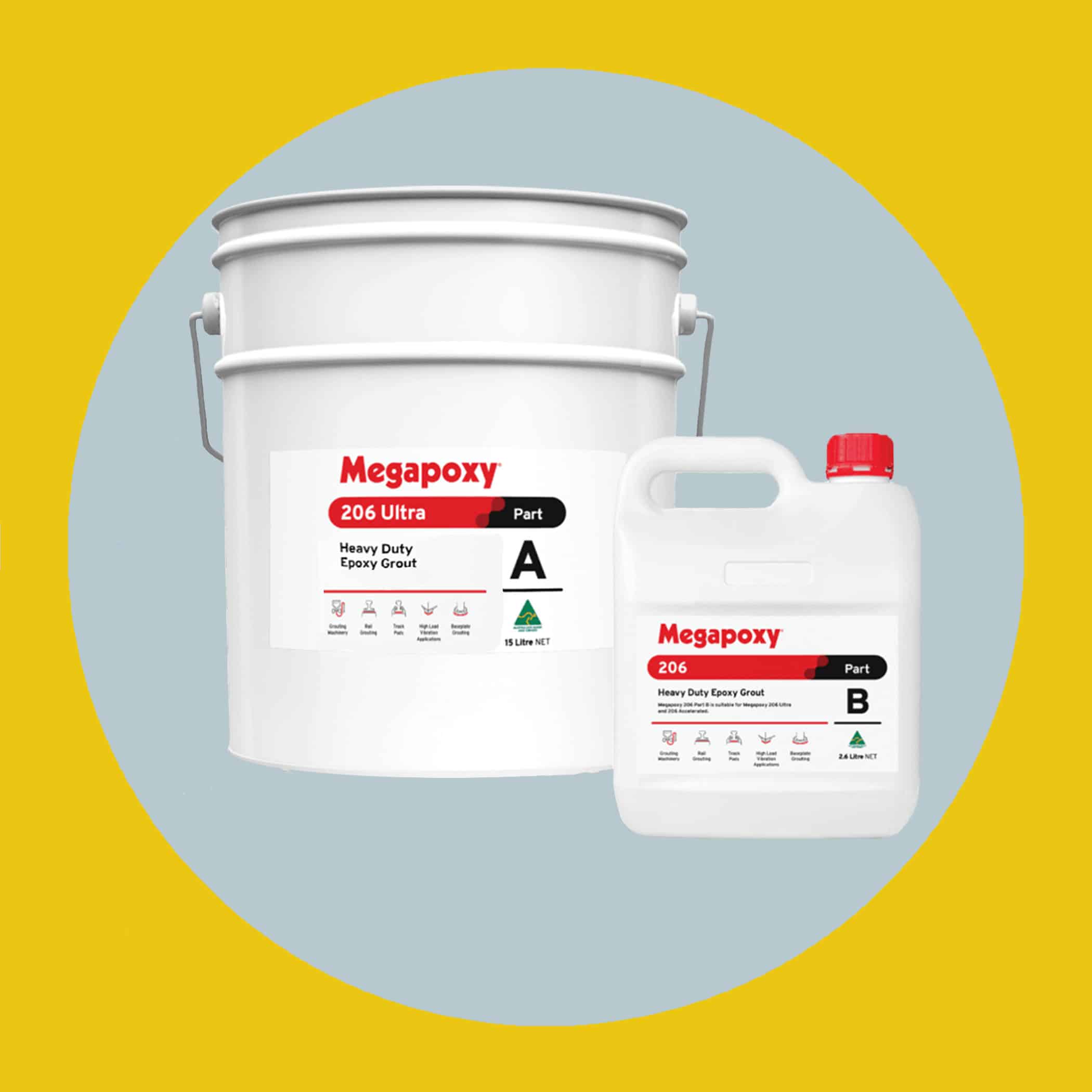 Megapoxy 206 ULTRA Epoxy Grout - 16kg Kit Variation Image