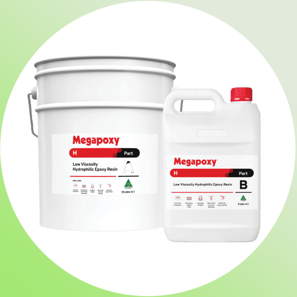 Megapoxy H Low Viscosity Hydrophilic Epoxy Resin - White 20 Litre Kit Variation Image