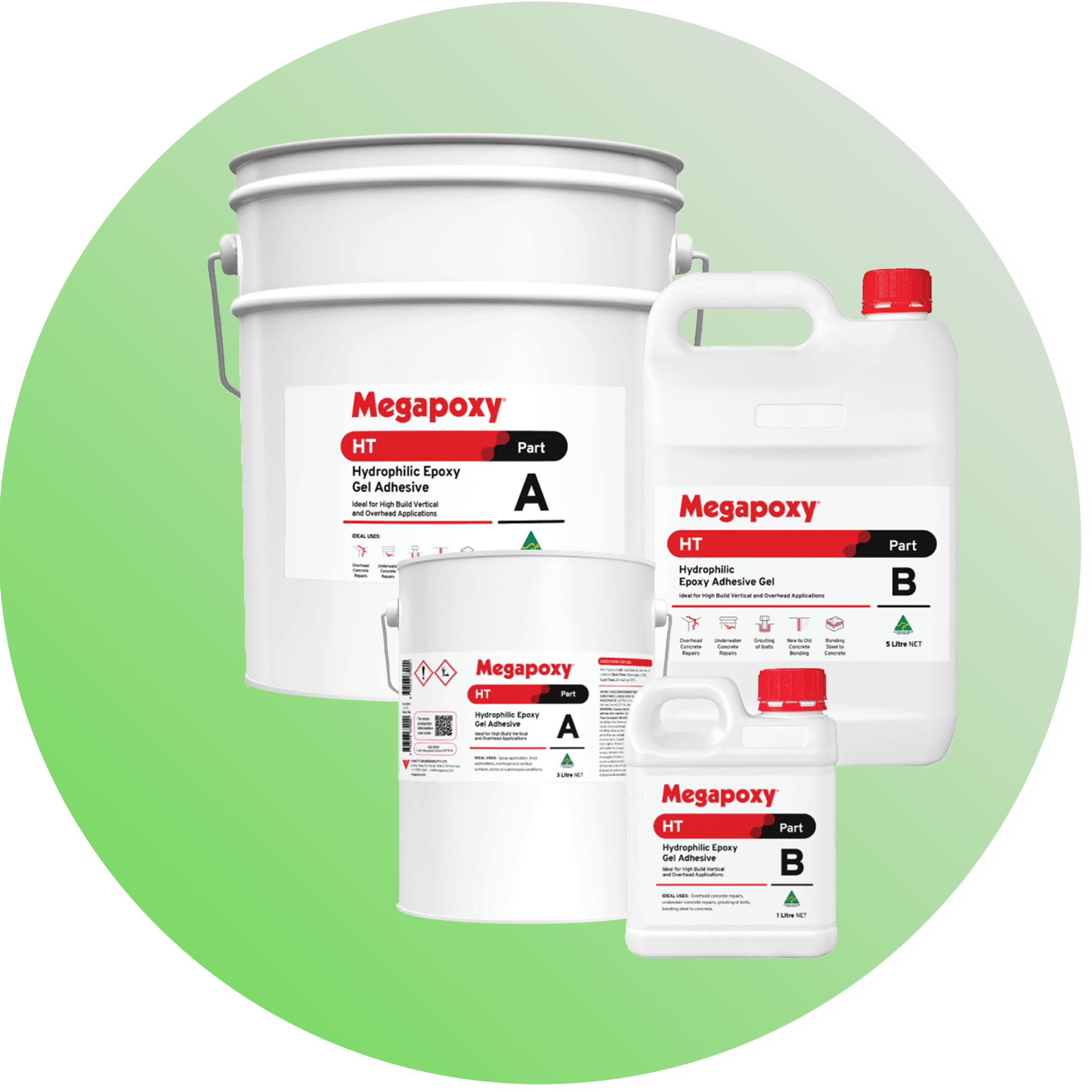 Megapoxy HT Hydrophylic Epoxy Gel Adhesive - Product Image