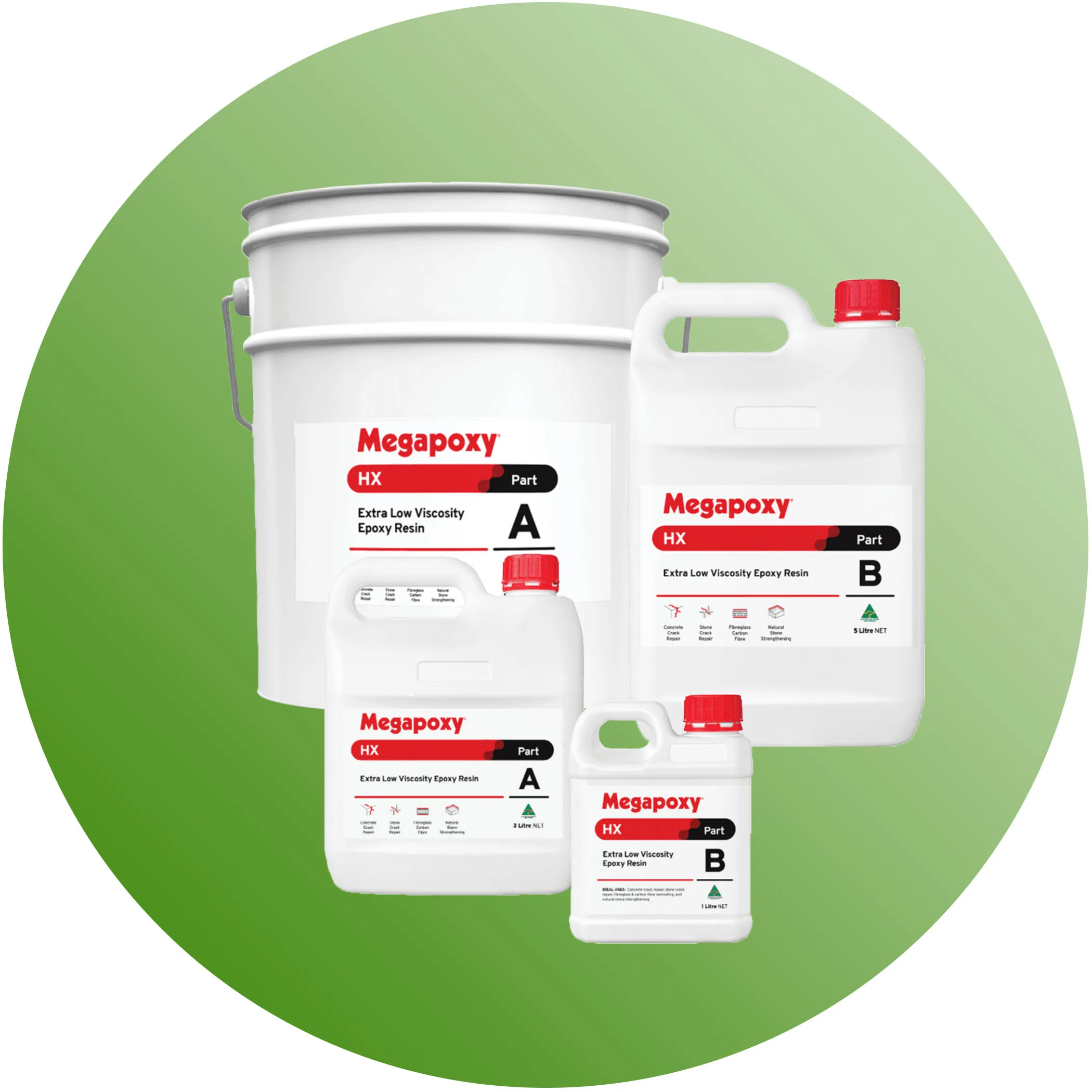 Megapoxy HX Extra Low Viscosity Epoxy Resin - Product Image