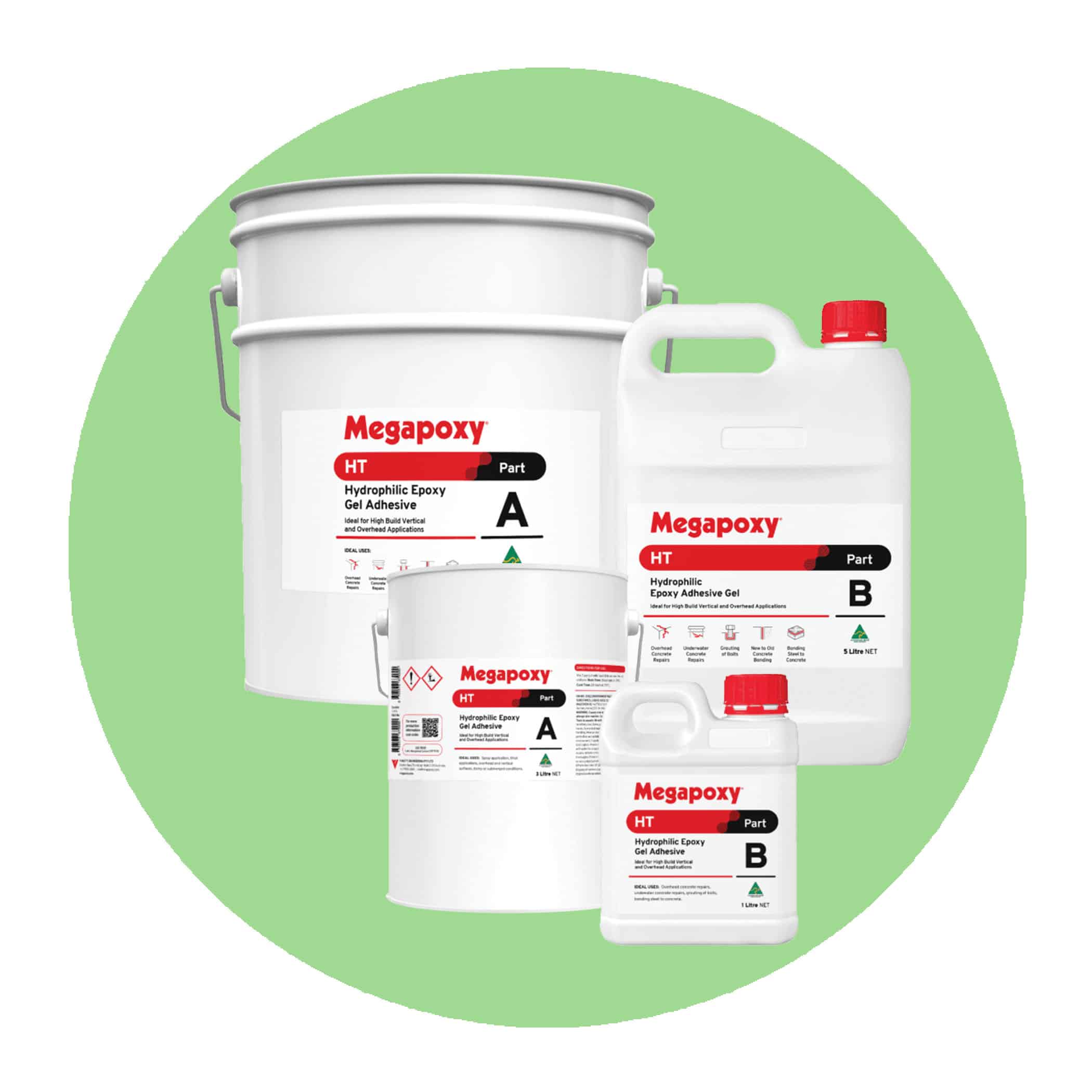 Megapoxy HT Hydrophylic Epoxy Gel Adhesive - Product Image
