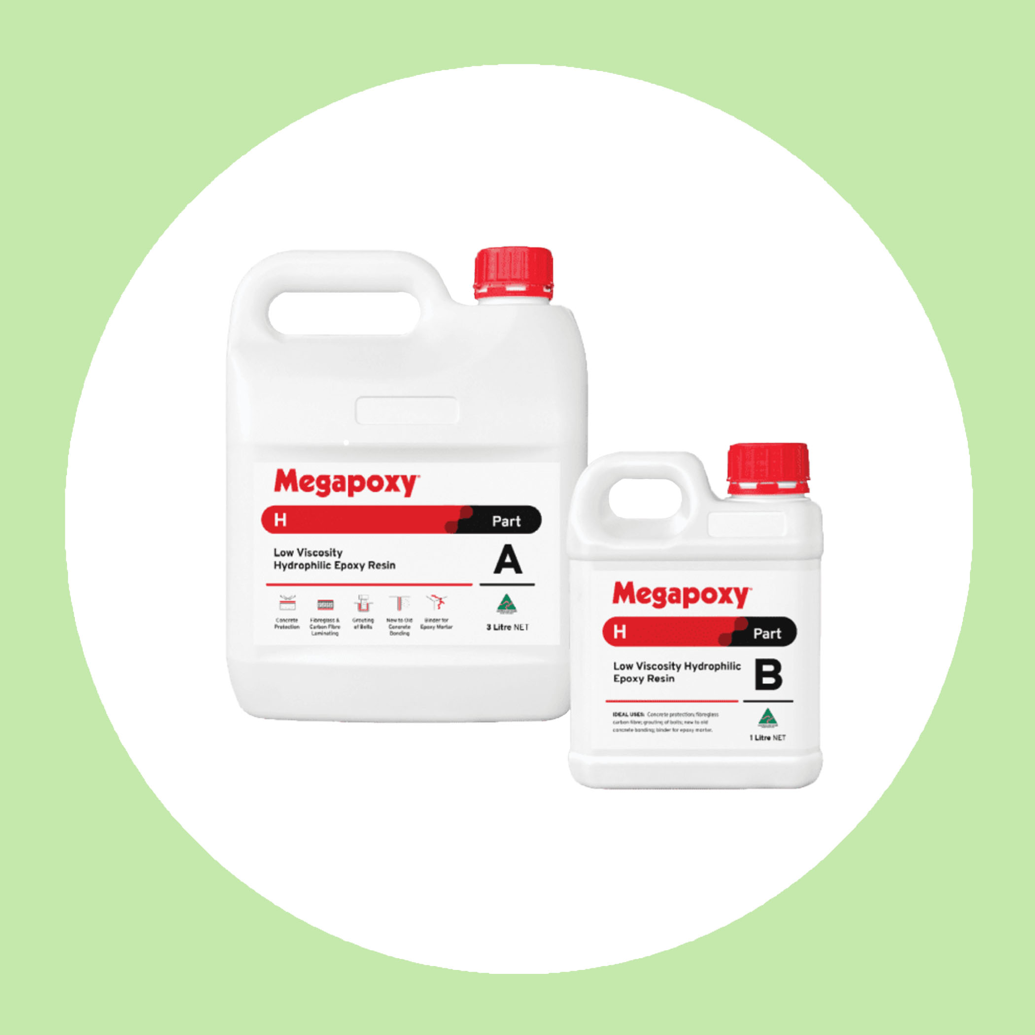Megapoxy H Low Viscosity Hydrophilic Epoxy Resin - Product Image