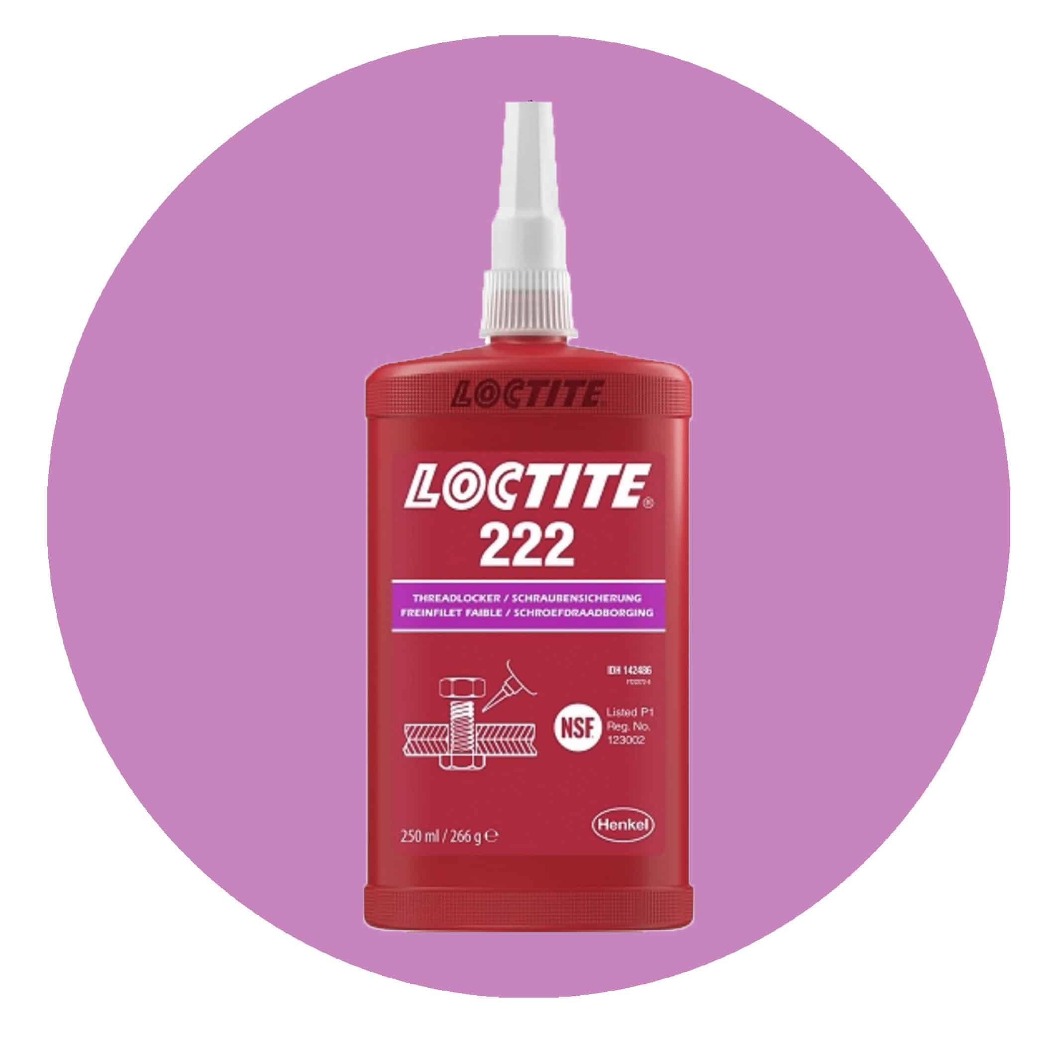 Loctite 222 Low Strength Threadlocker - 250ml Variation Image