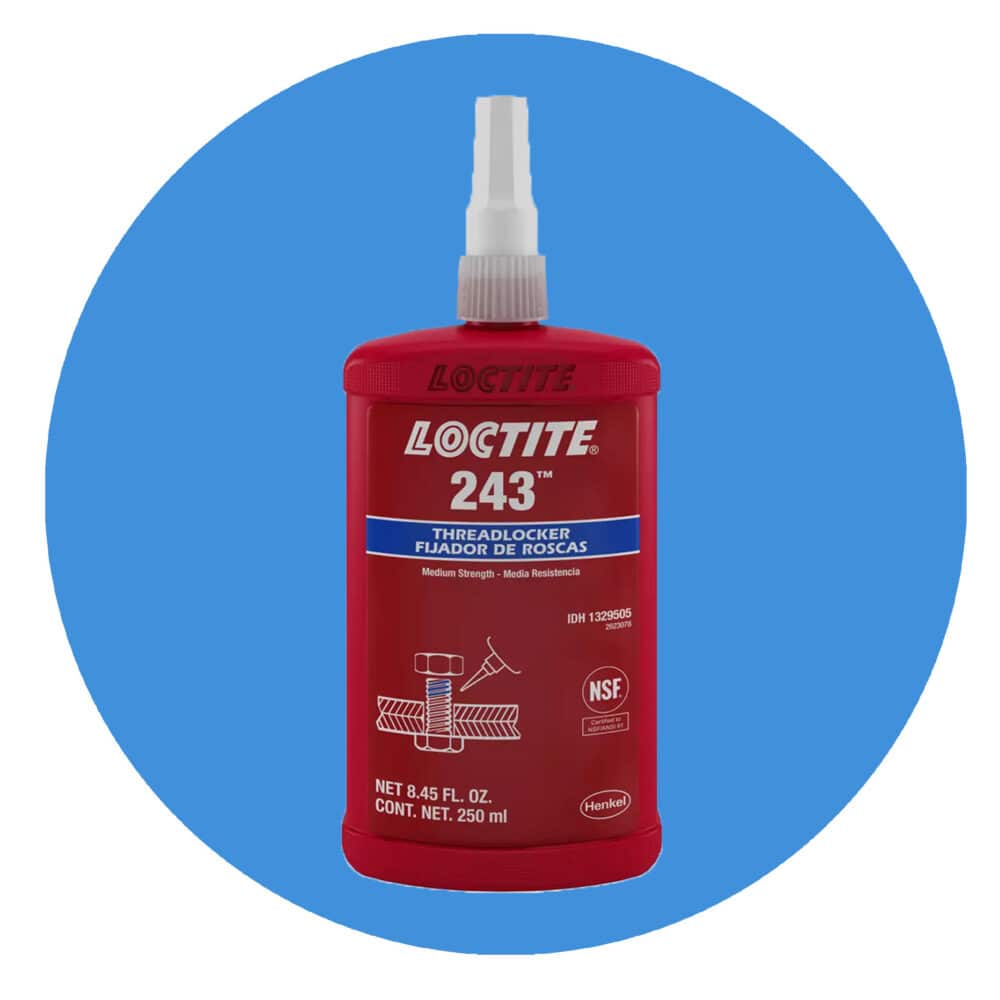 Loctite 243 Medium Strength Threadlocker - 250ml Variation Image