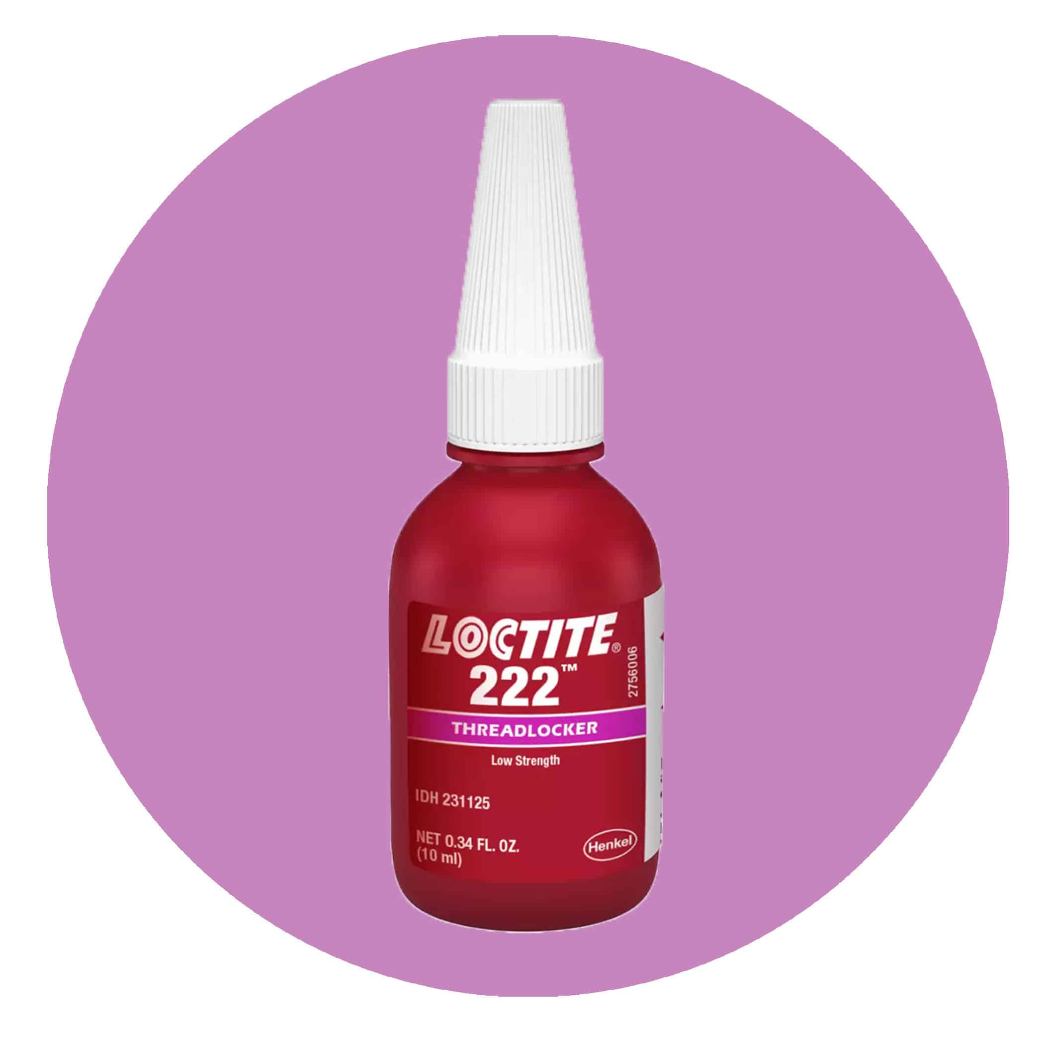 Loctite 222 Low Strength Threadlocker - 10ml Variation Image