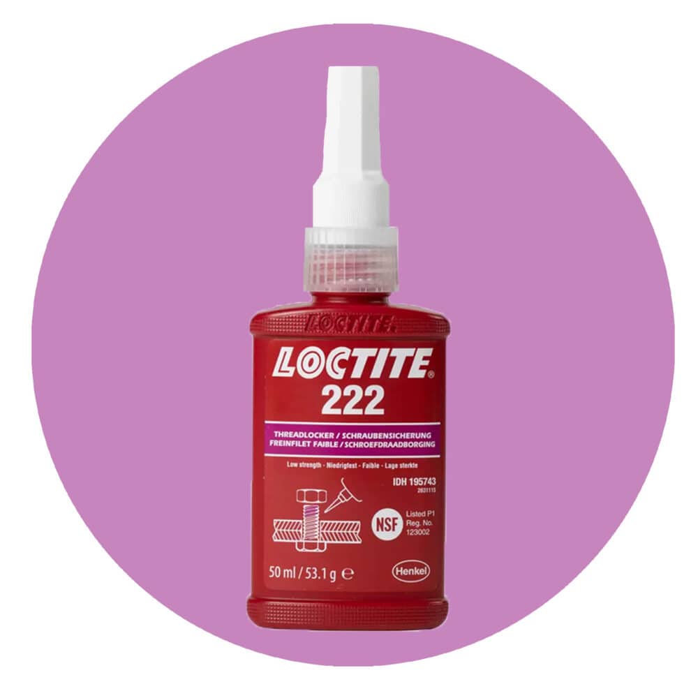 Loctite 222 Low Strength Threadlocker - 50ml Variation Image