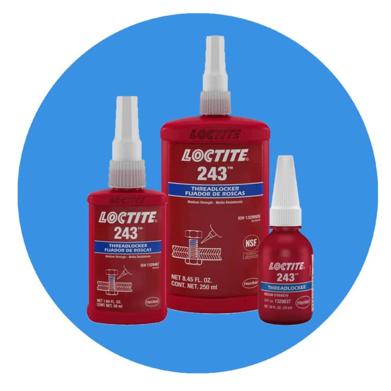 Loctite 243 Medium Strength Threadlocker - Product Image