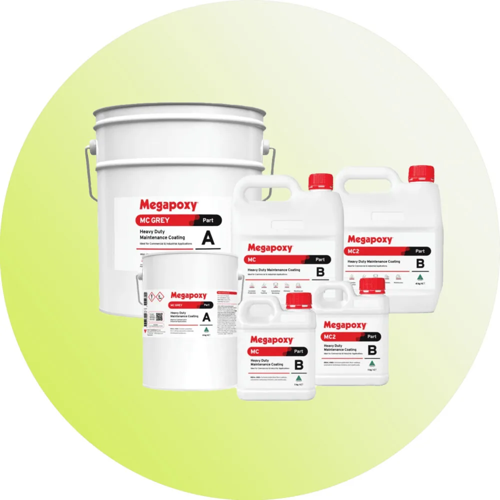 Megapoxy MC Heavy Duty Maintenance Coating - Product Range Image