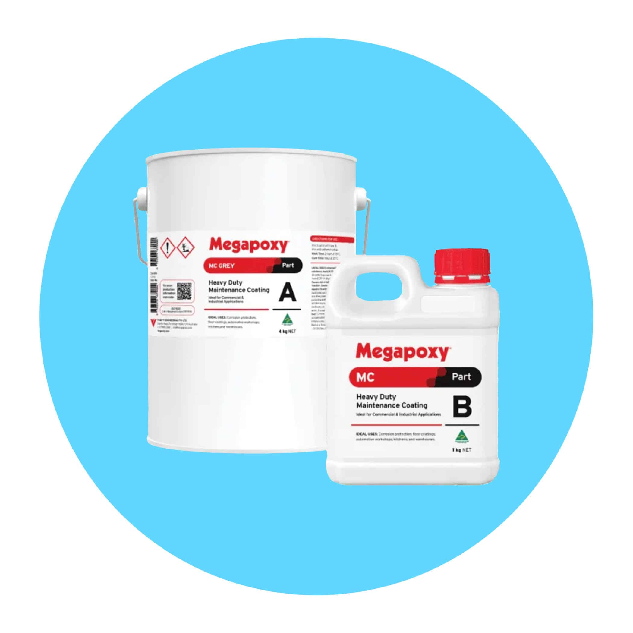 Megapoxy MC Heavy Duty Maintenance Coating - 5 Litre Kit - Caribbean Variation Image