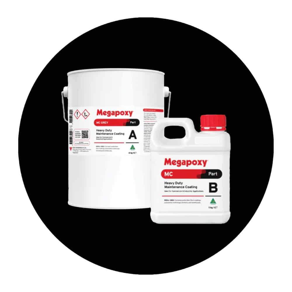 Megapoxy MC Heavy Duty Maintenance Coating - 5 Litre Kit - Black Variation Image