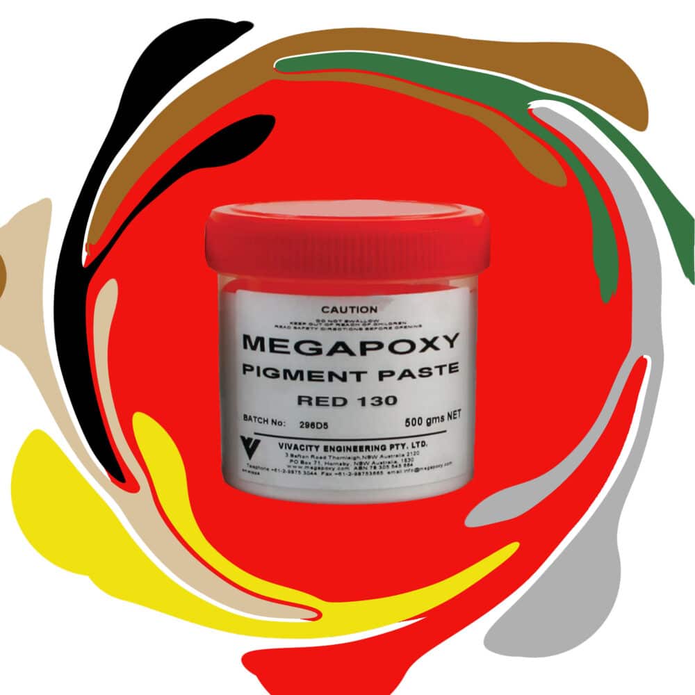 Megapoxy Pigment Paste - 500g Red 130 Variation