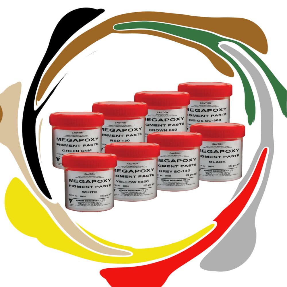 Megapoxy Pigment Paste - Product Range Image