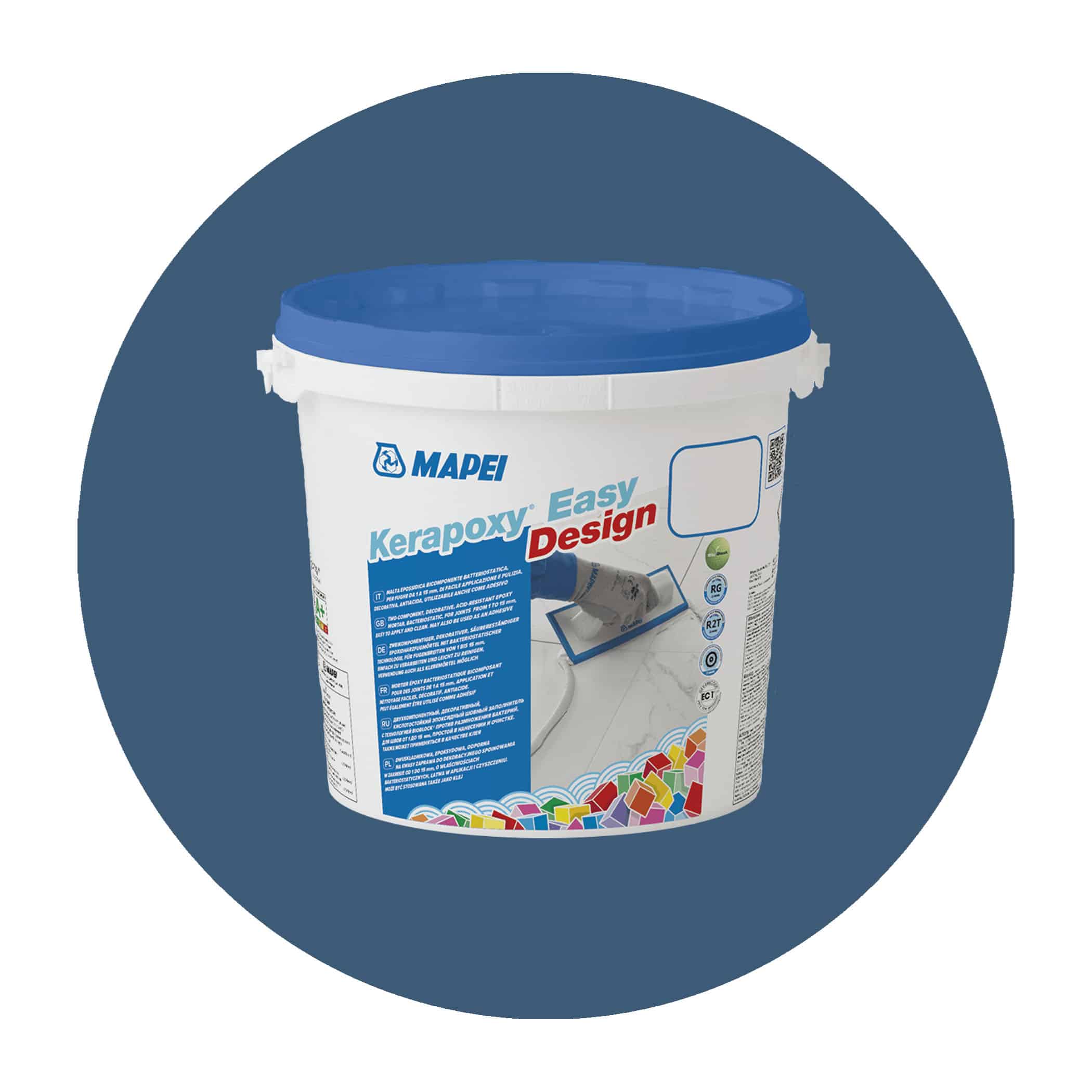 Mapei Kerapoxy Easy Design Epoxy Grout - 169 Steel Blue Variation
