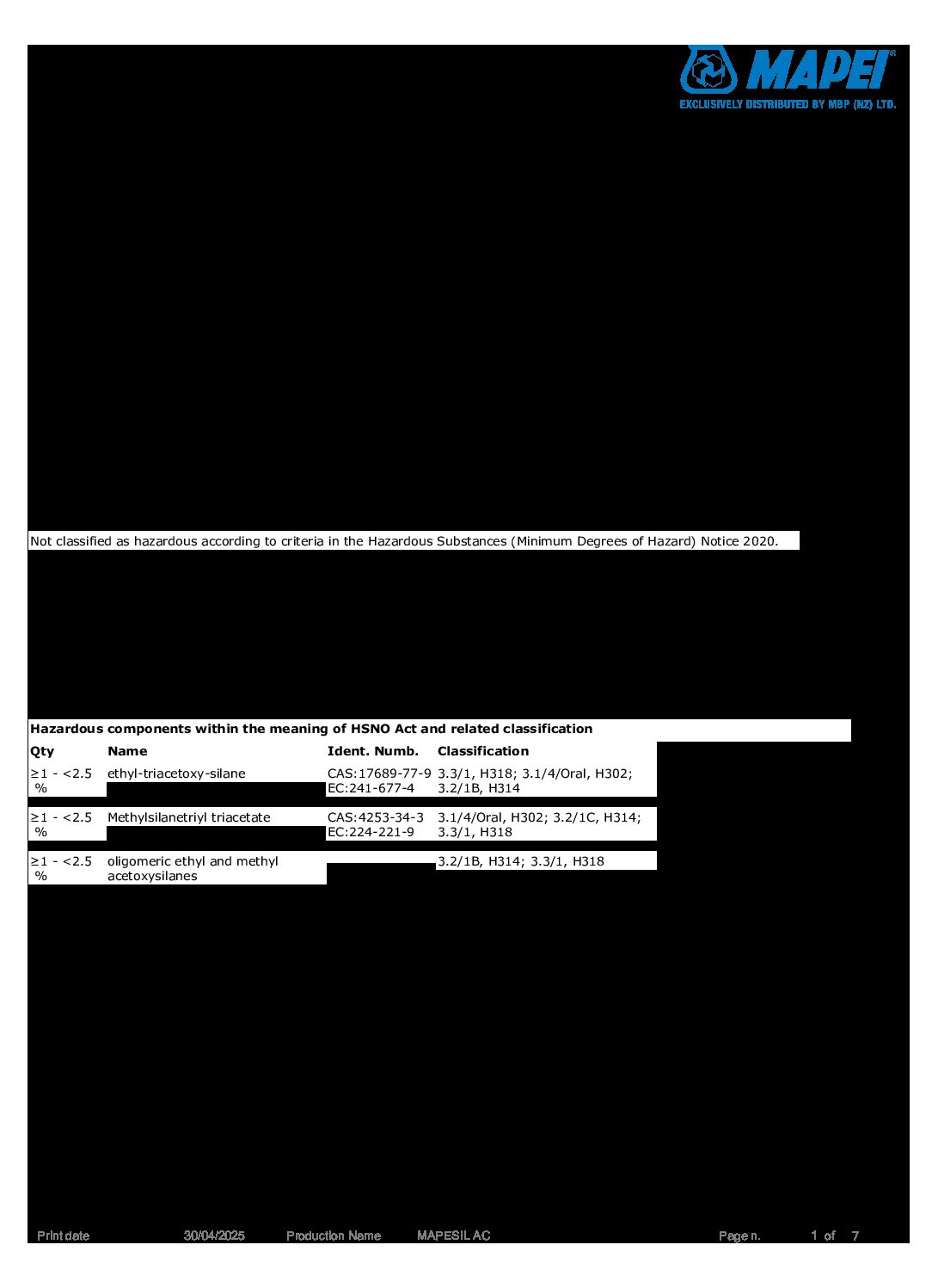 Technical Specifications