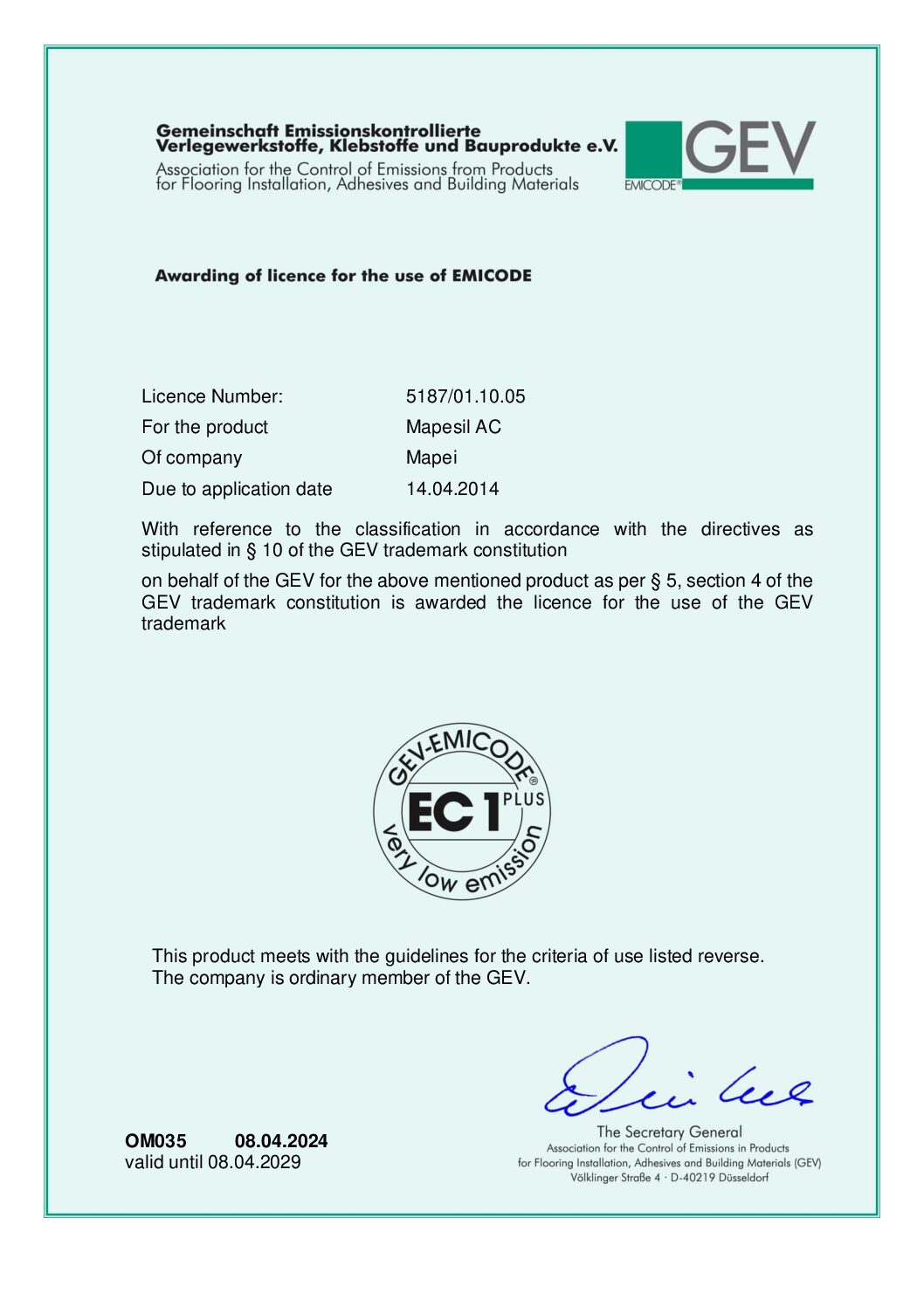 Technical Specifications