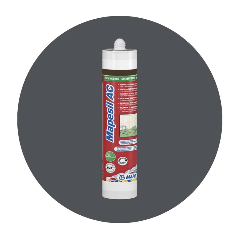 Mapei Mapesil AC Silicone Sealant - 114 Anthracite Variation Image