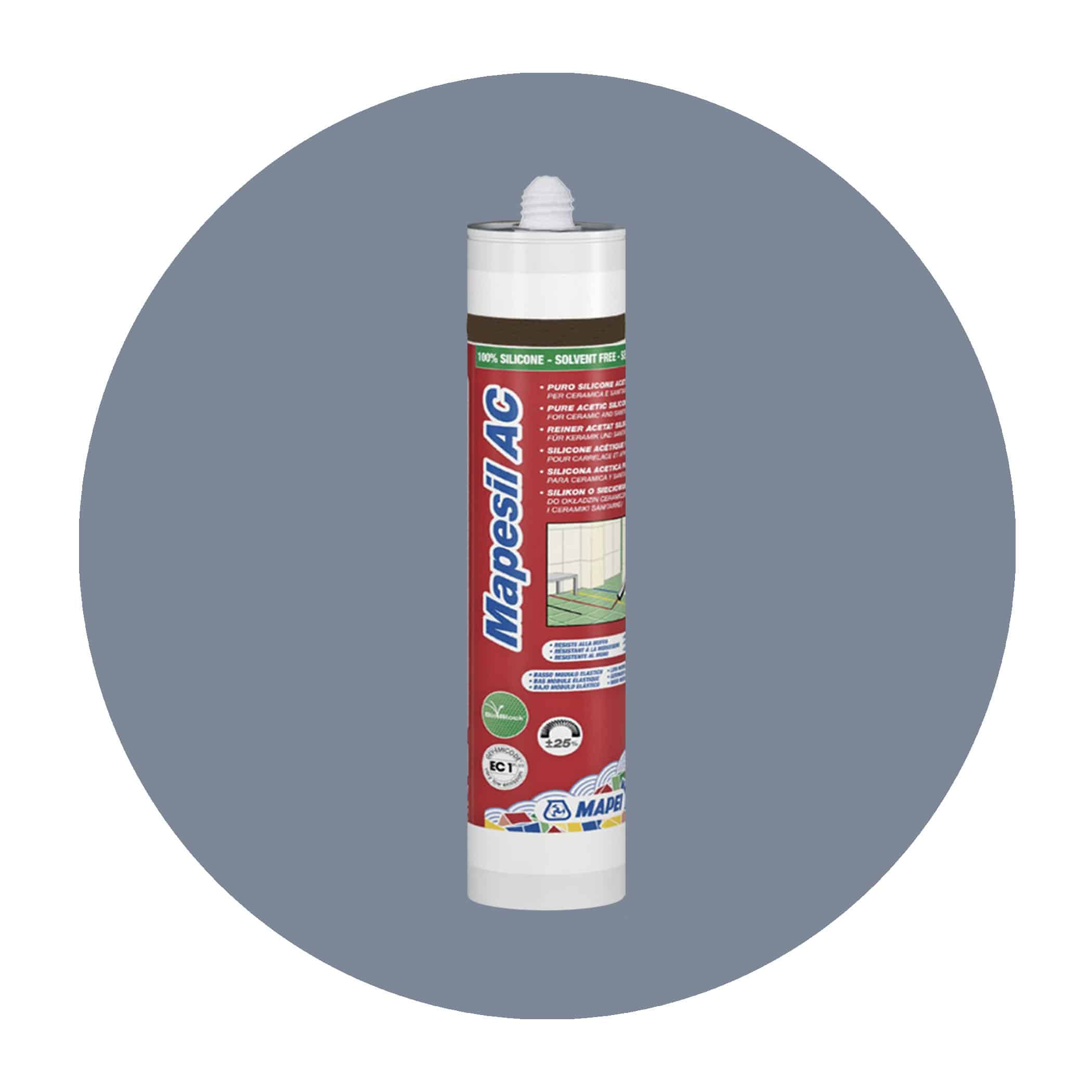 Mapei Mapesil AC Silicone Sealant - 125 Castle Grey Variation Image