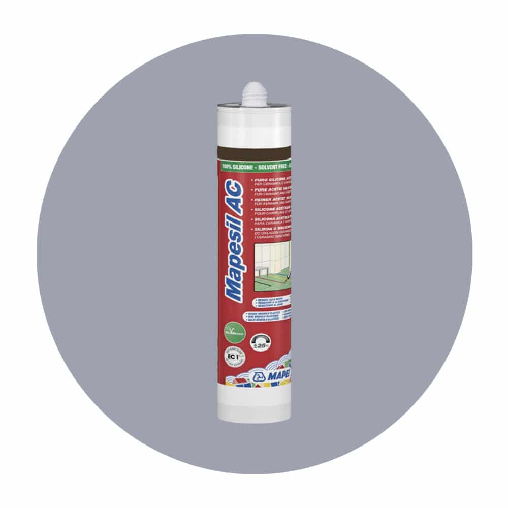 Mapei Mapesil AC Silicone Sealant - 127 Arctic Grey Variation Image