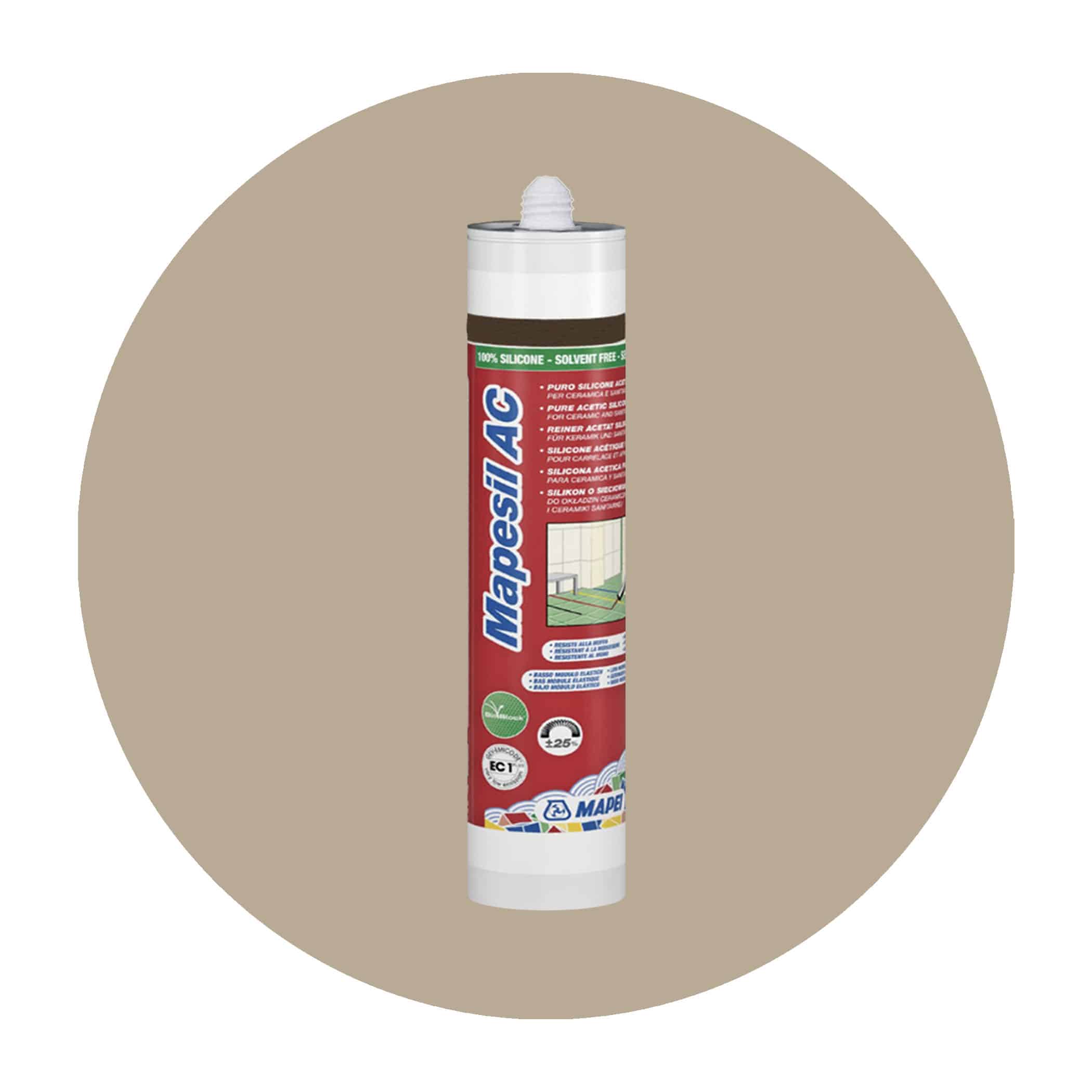 Mapei Mapesil AC Silicone Sealant - 133 Sand Variation Image