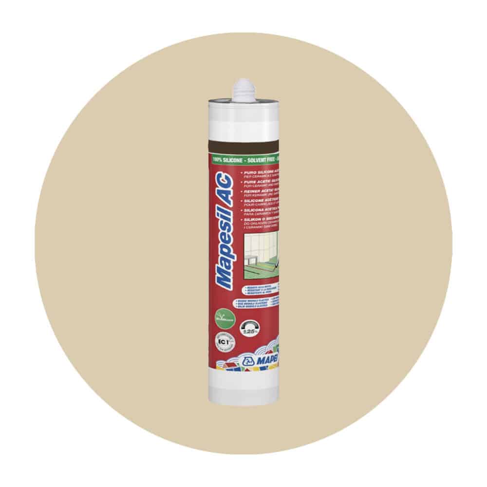 Mapei Mapesil AC Silicone Sealant - 138 Almond Variation Image