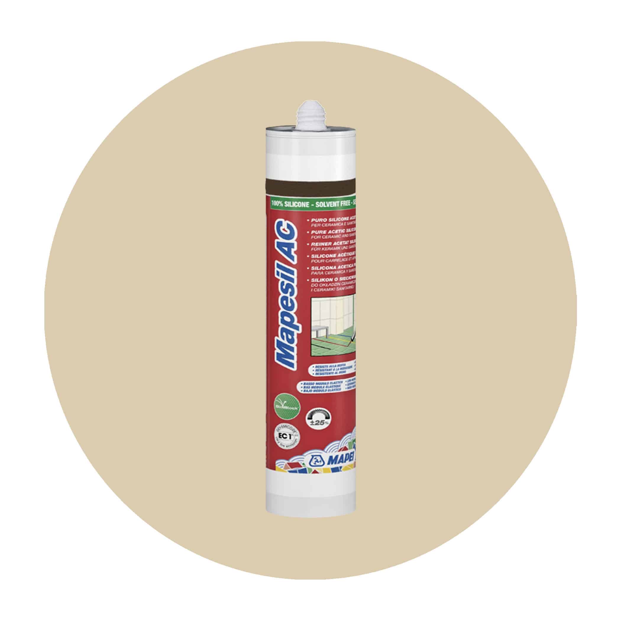 Mapei Mapesil AC Silicone Sealant - 138 Almond Variation Image