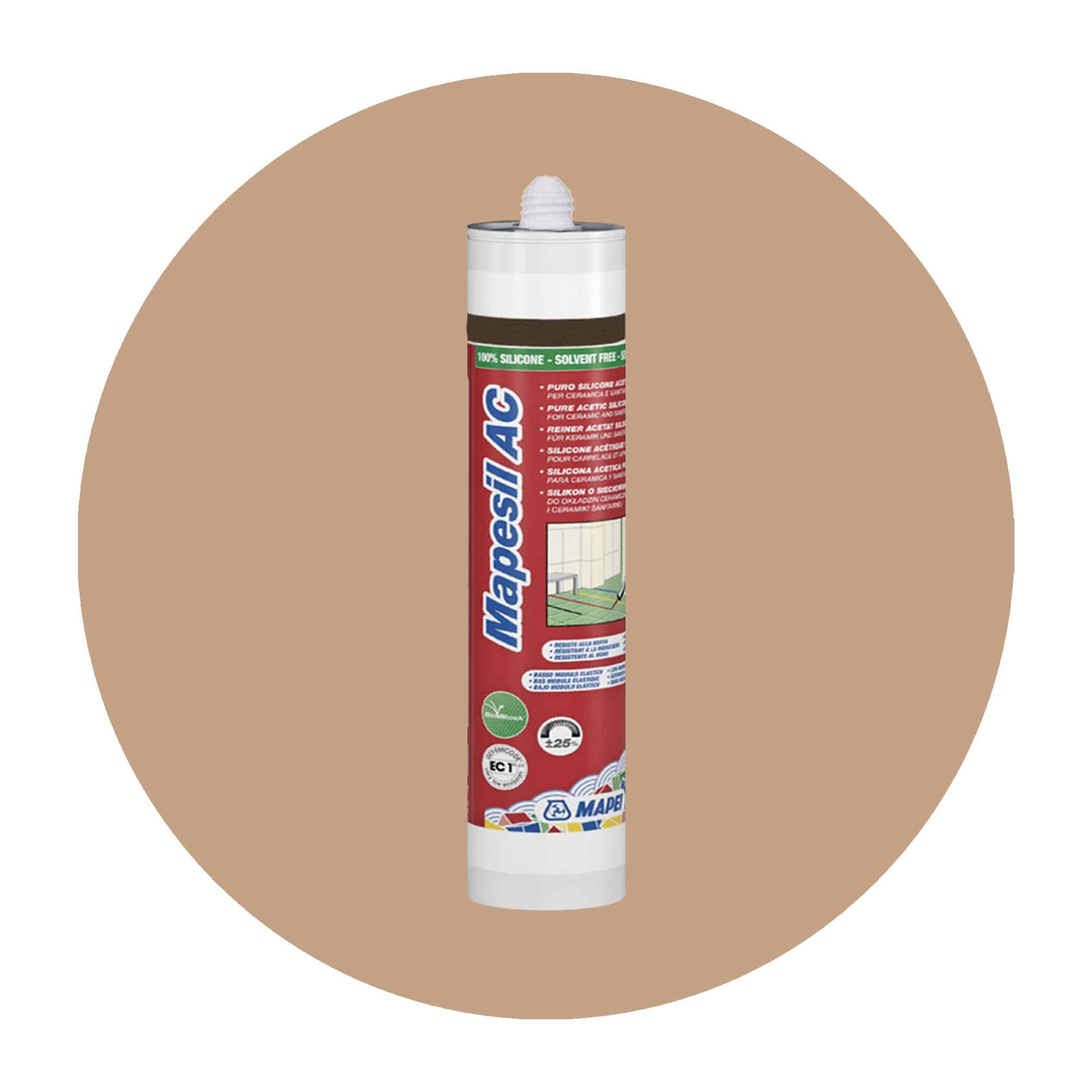 Mapei Mapesil AC Silicone Sealant - 141 Caramel Variation Image