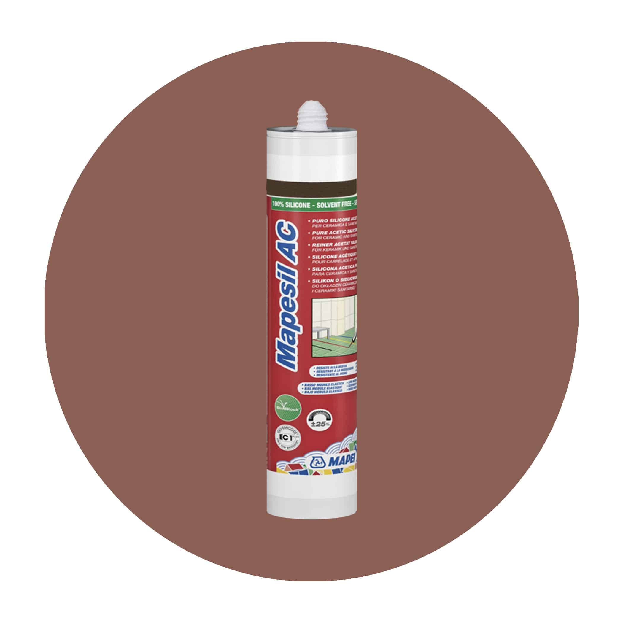 Mapei Mapesil AC Silicone Sealant - 143 Terracotta Variation Image